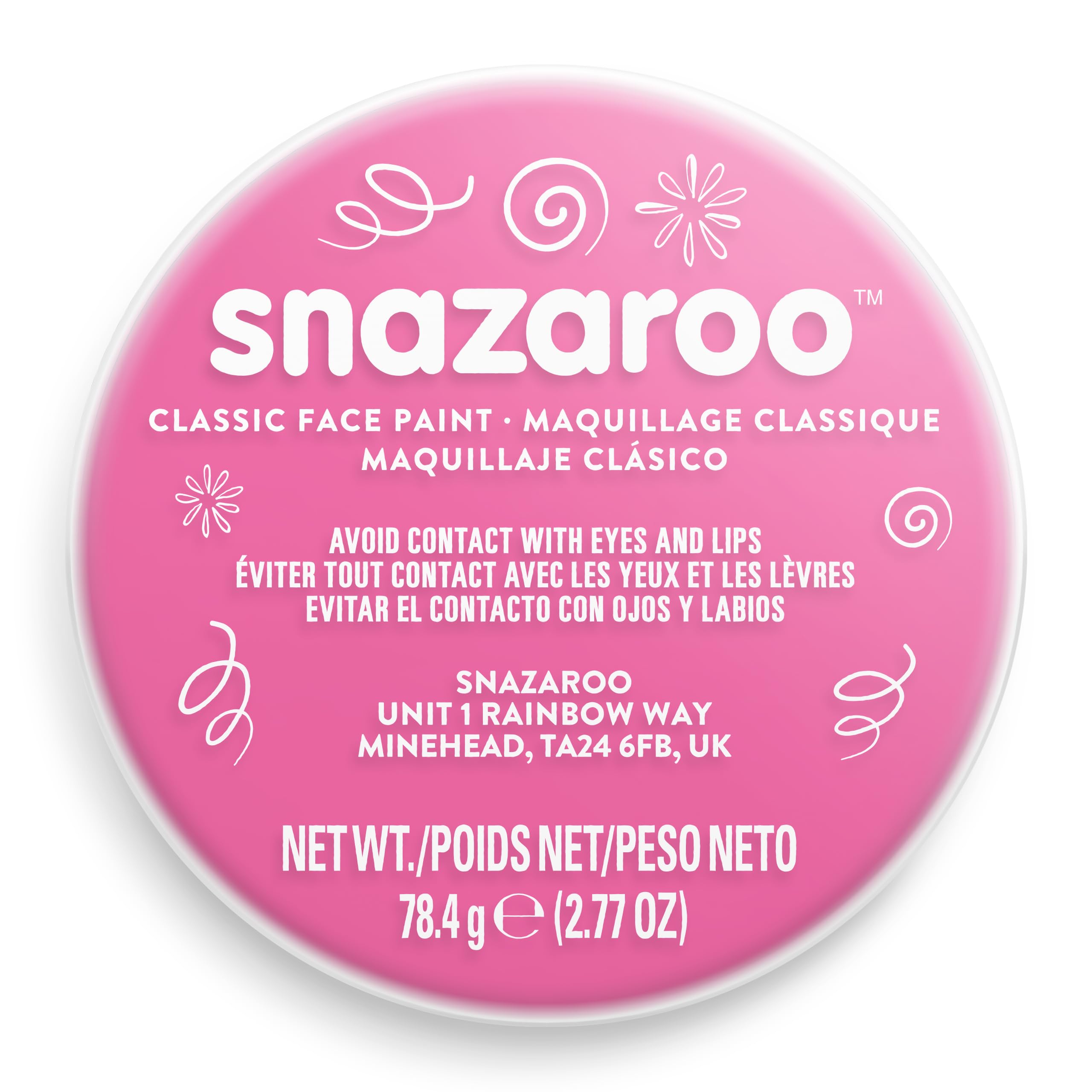 Snazaroo - Classic Face and Body Paint (18ml) Bright Pink