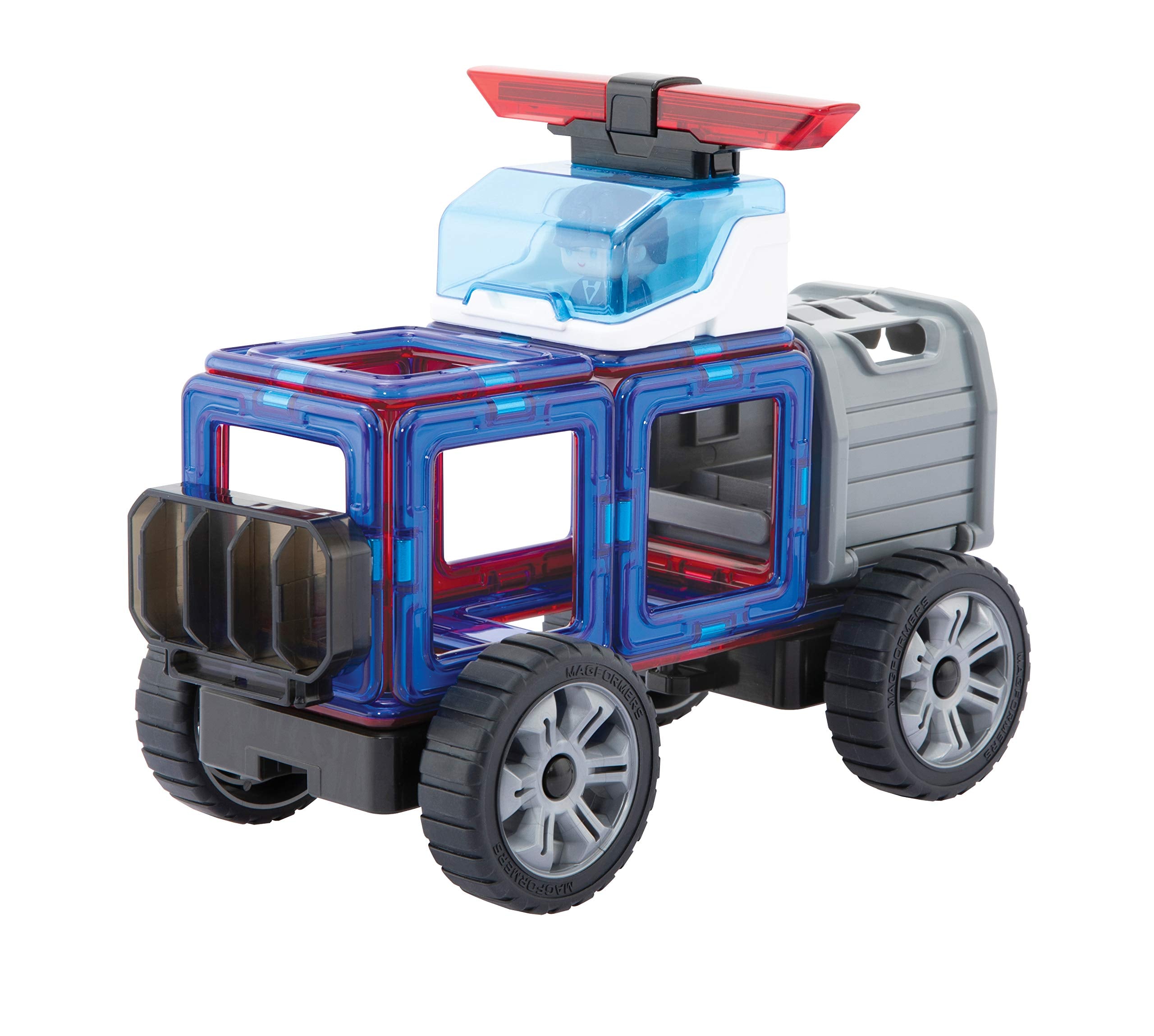 Magformers Police & Rescue Magnetic Building Set | 26 Pieces | Ages 3+ | STEM Toy 5