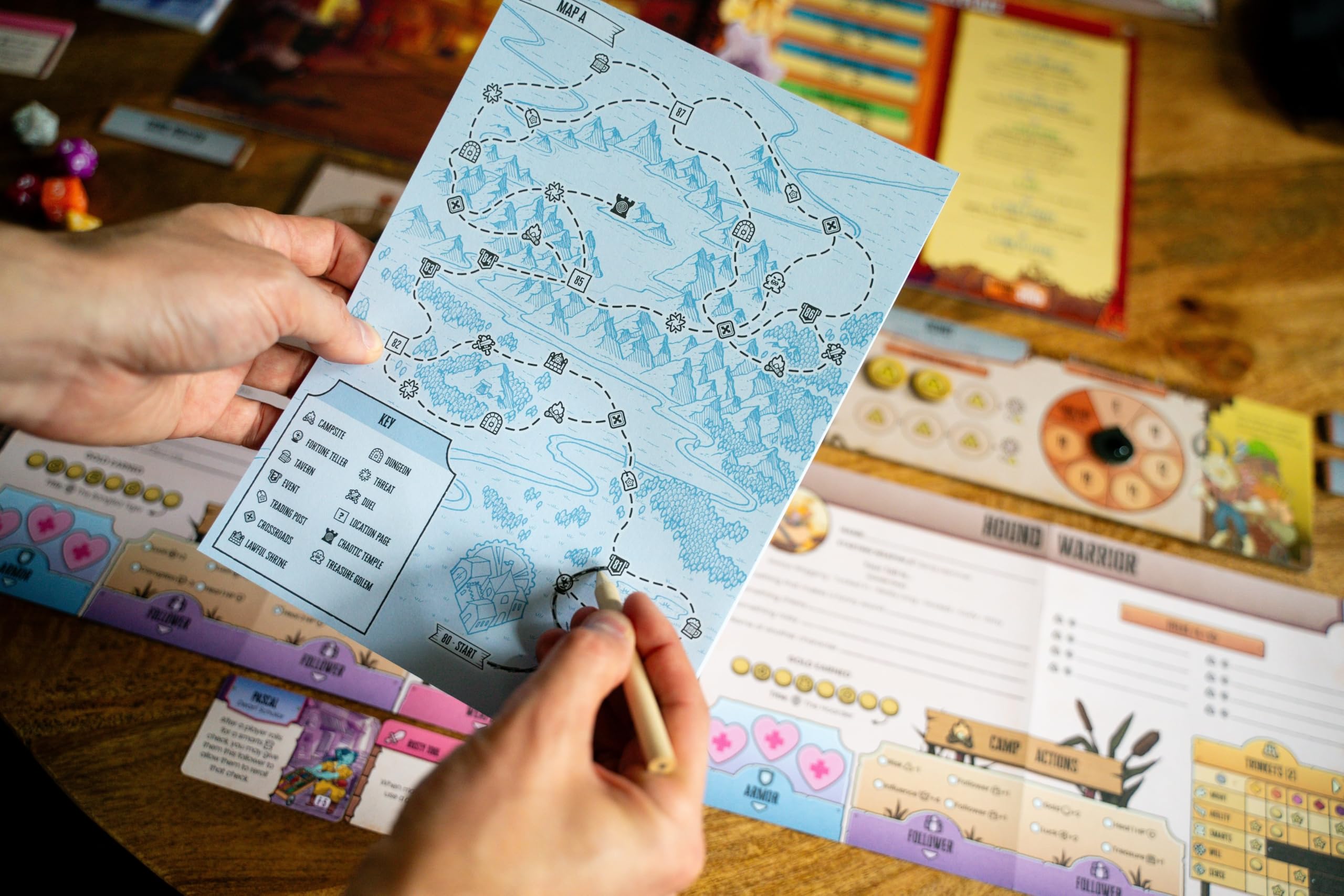 Plaid Hat Games Freelancers: Crossroads Brettspiel 4