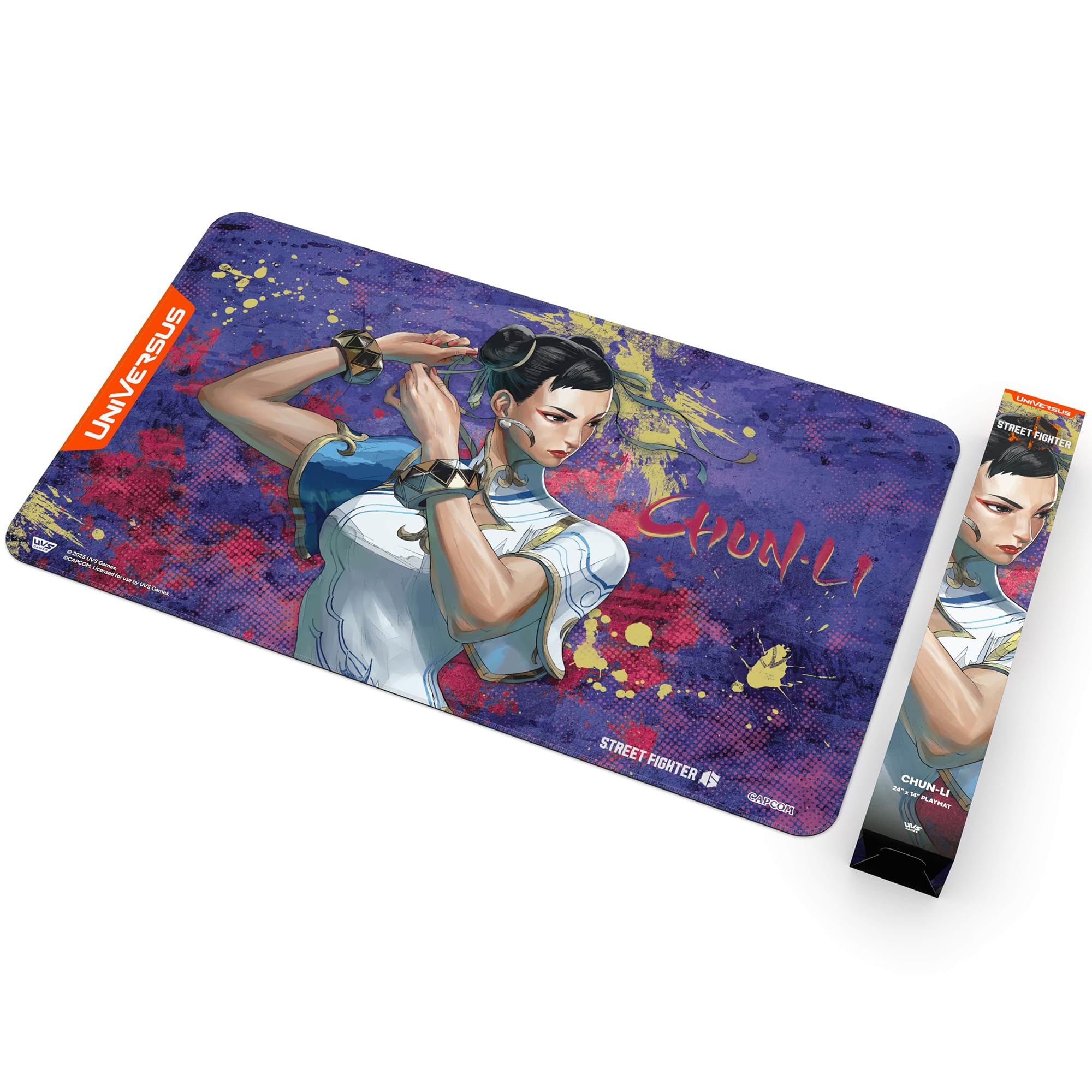 UniVersus Street Fighter 6 Challenger Series Playmat - Chun-Li - 24 x 14 7