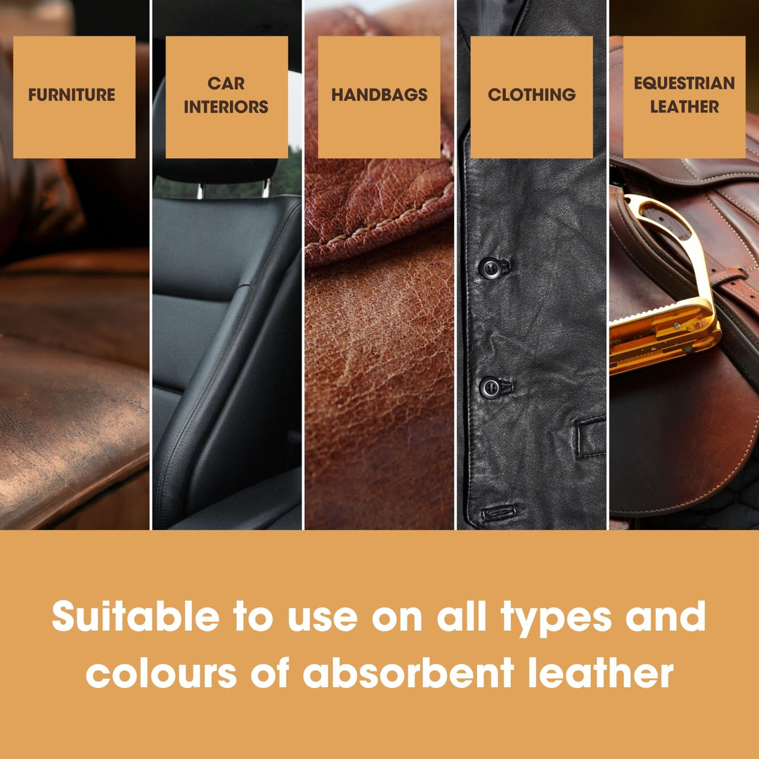 Furniture Clinic Leather Recolouring Balm - Navy Blue for Sofas, Car Seats & Shoes