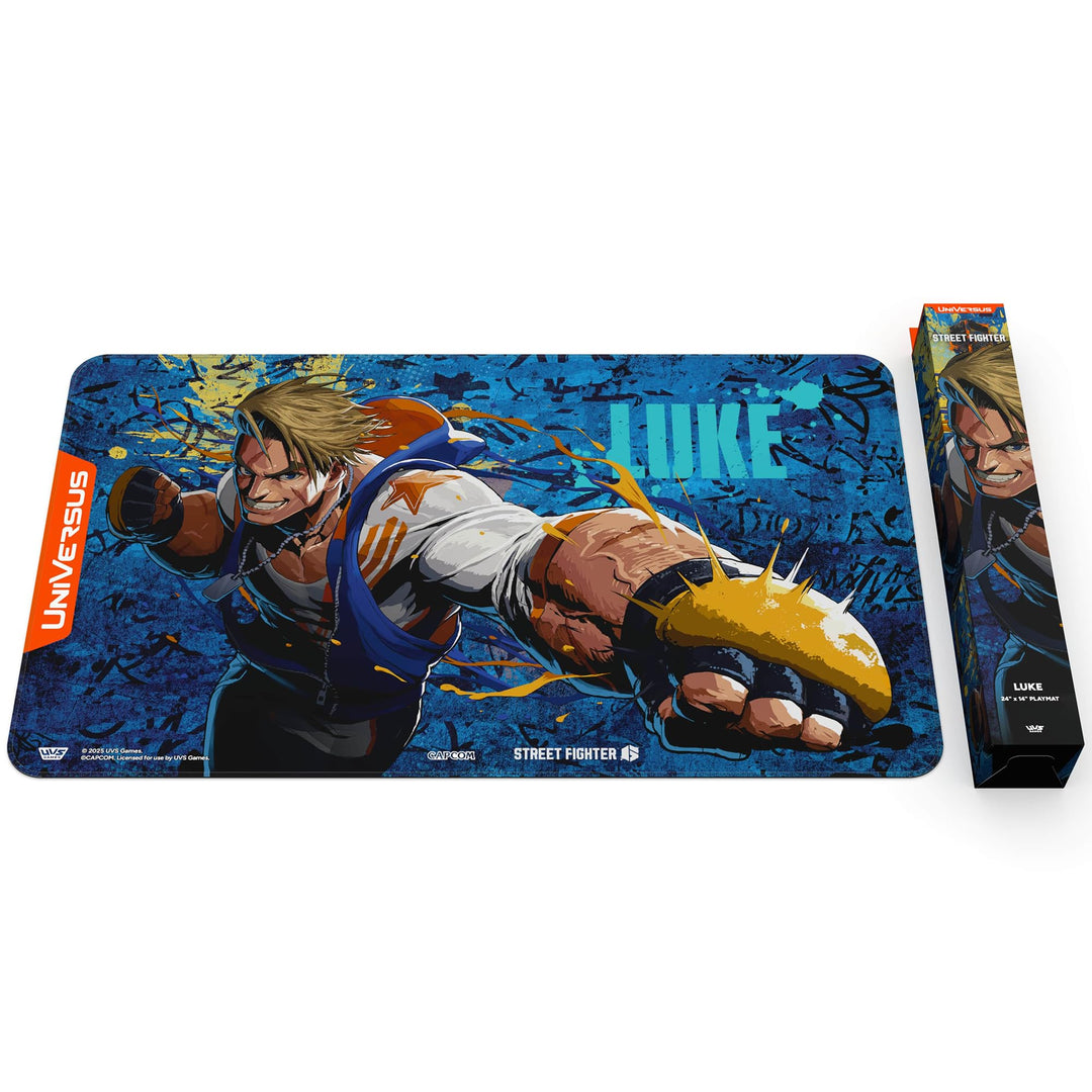 UniVersus Street Fighter 6 Challenger Series Playmat - Luke - 24 x 14 Inches