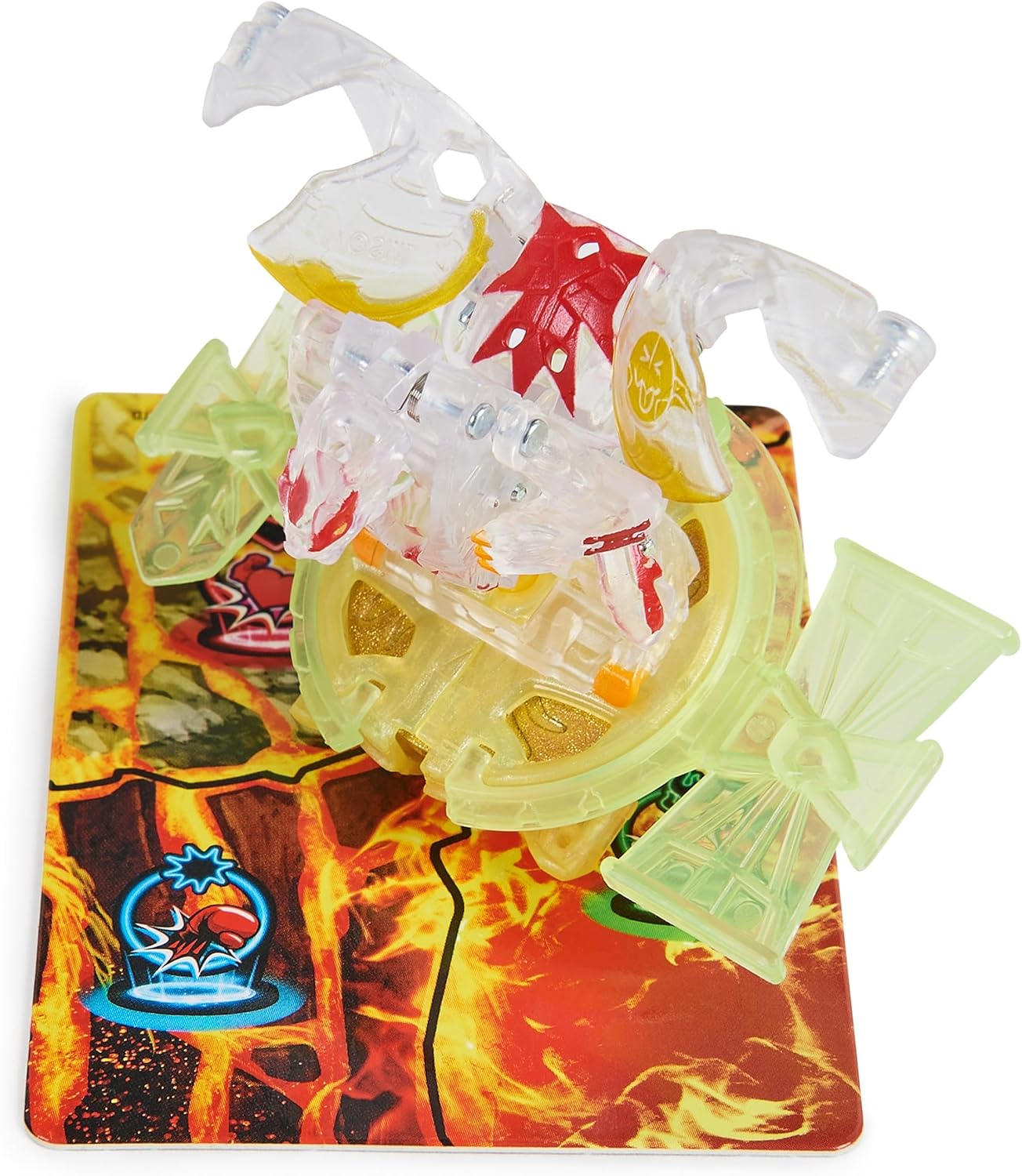 BAKUGAN Battle 5-Pack - Spinning Attack with Core Bakugan, Cards & XL Rip Cord 5