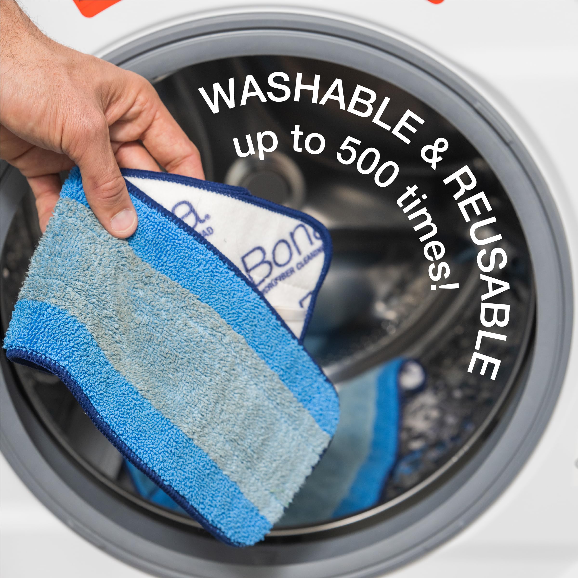 Bona Microfibre Cleaning Pad for Wood and Hard-Surface Floors - 3 Pack 4