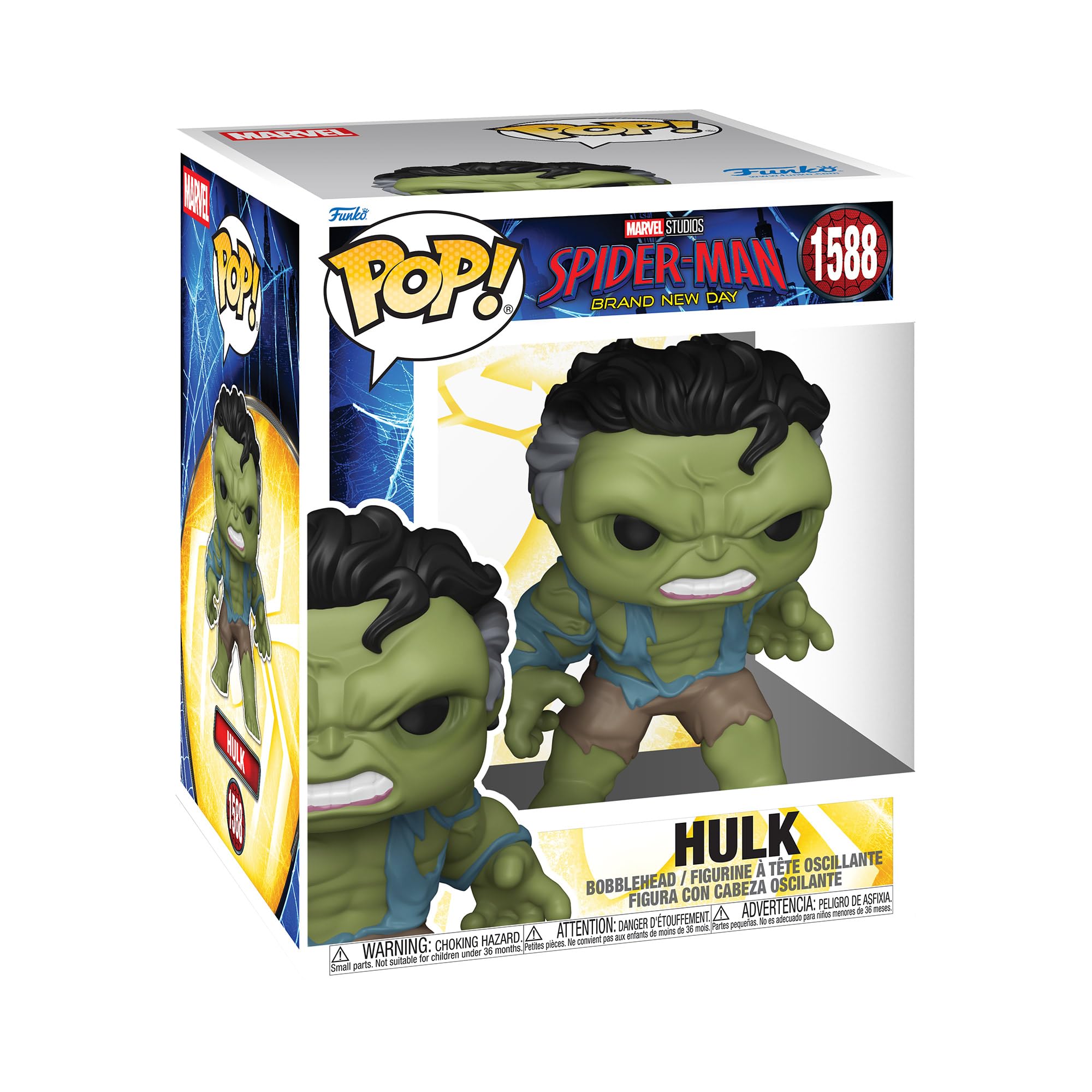 Funko POP! Super: Marvel - Spider-Man Day - Hulk Collectable Vinyl Figure | 3.75 in 1
