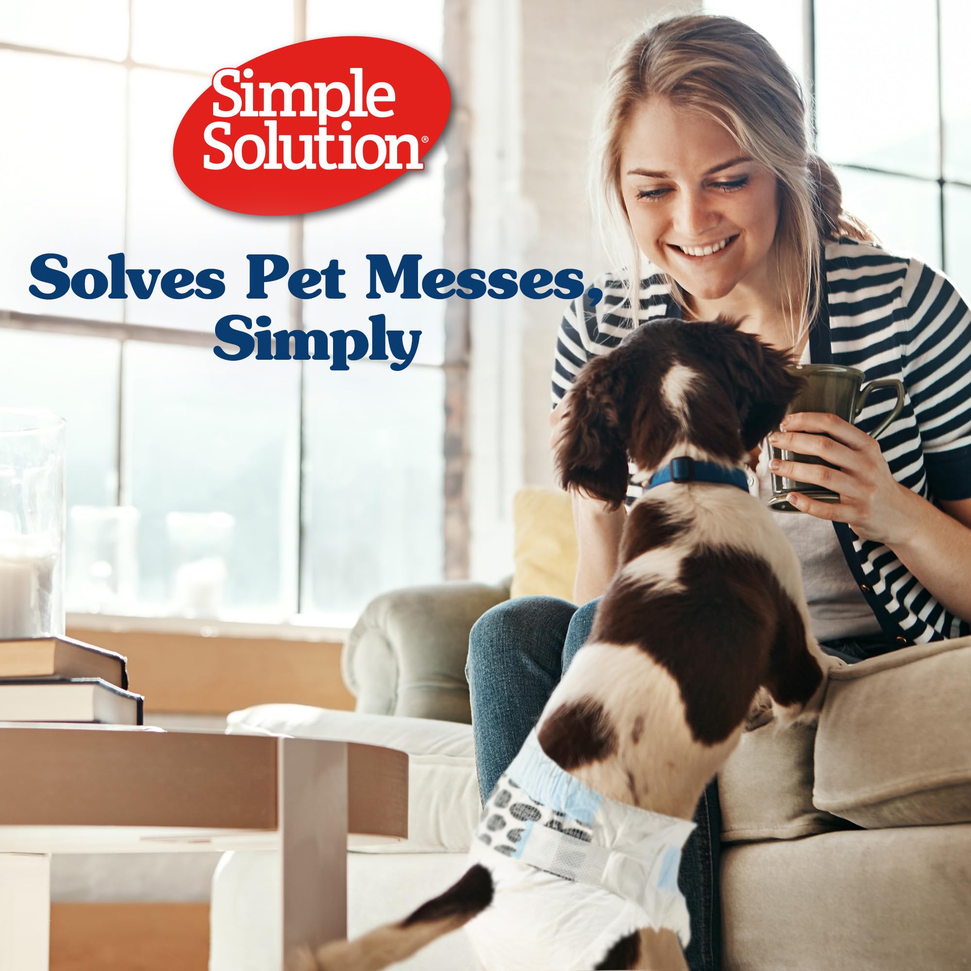 Simple Solution True Fit Disposable Dog Diapers for Female Dogs - Small Size, 12 Count 5