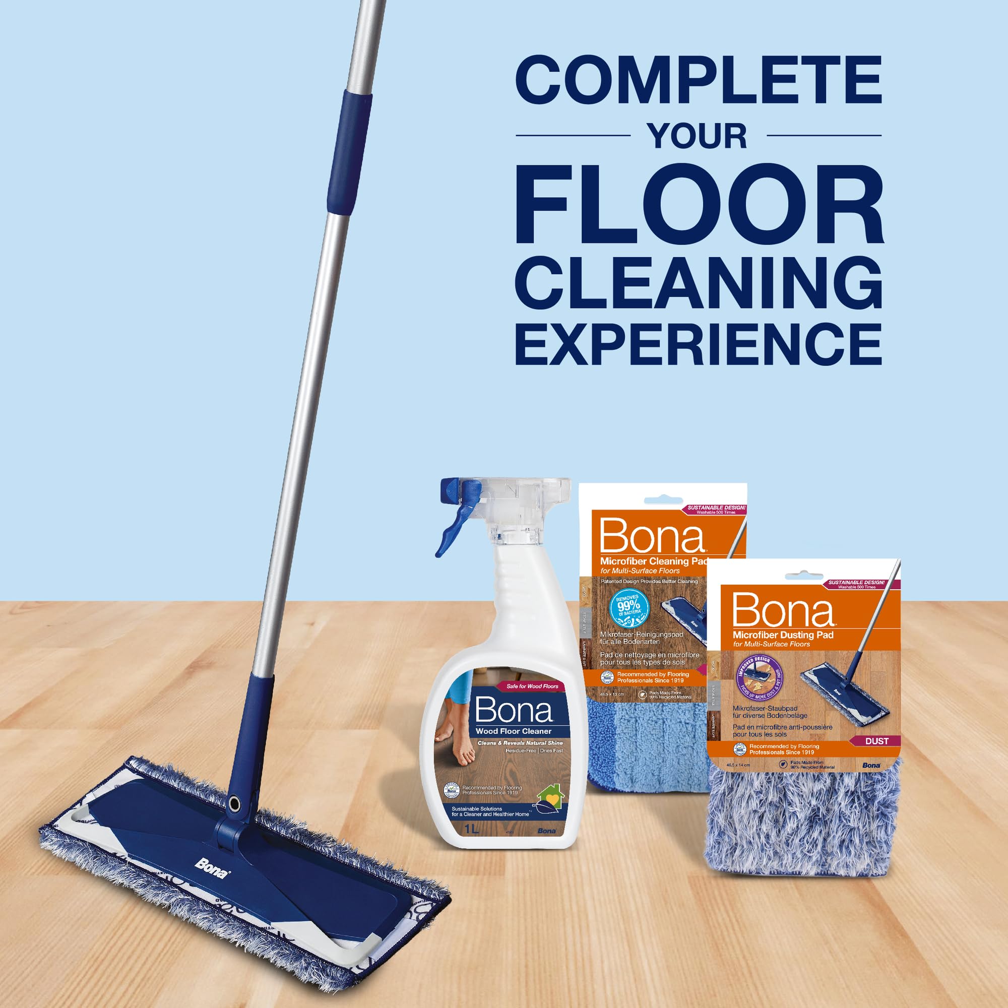 Bona - Microfiber Dusting Pad for Floor Mops 10