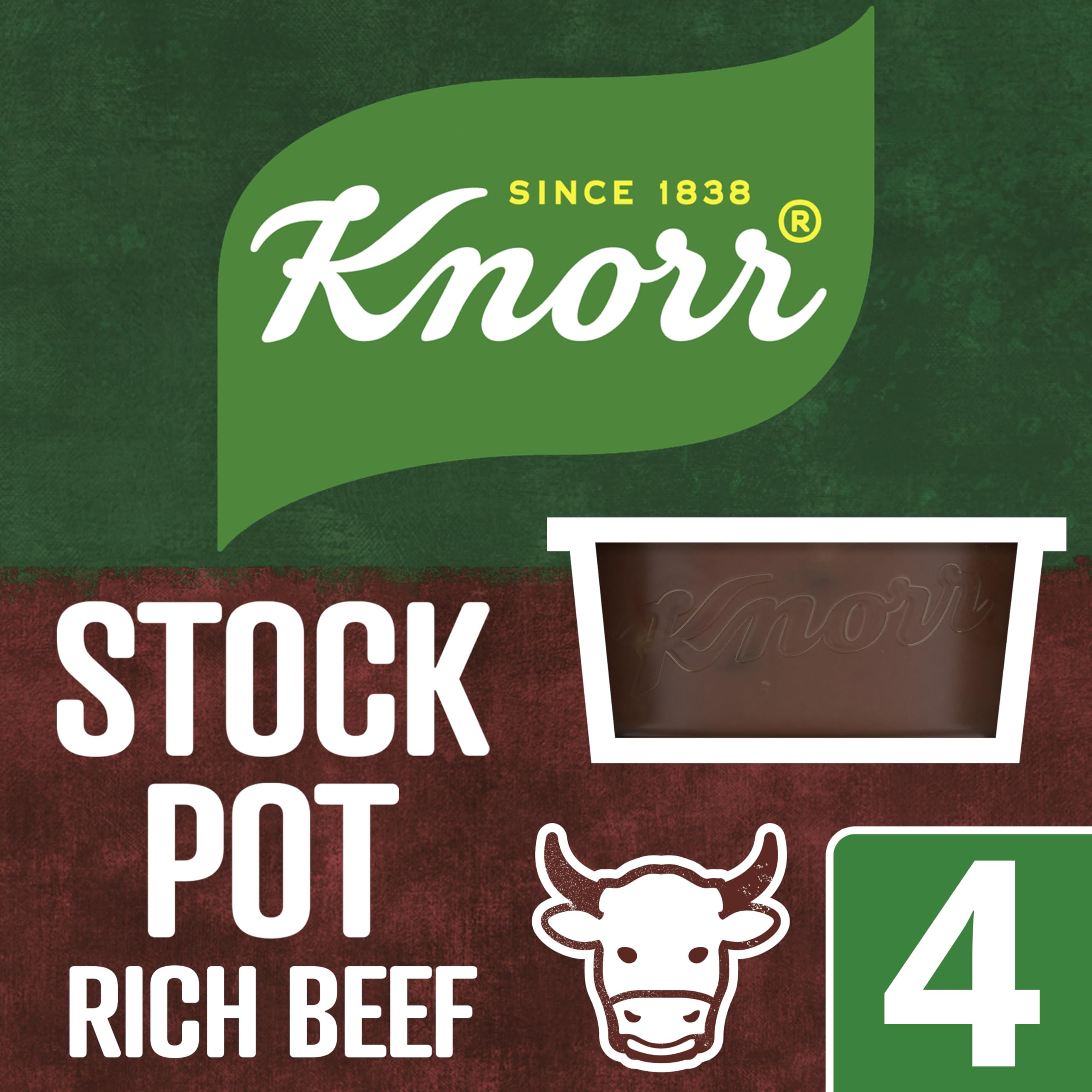 Knorr Rich Beef Stock Pots Gluten-Free - 4 x 28g 4