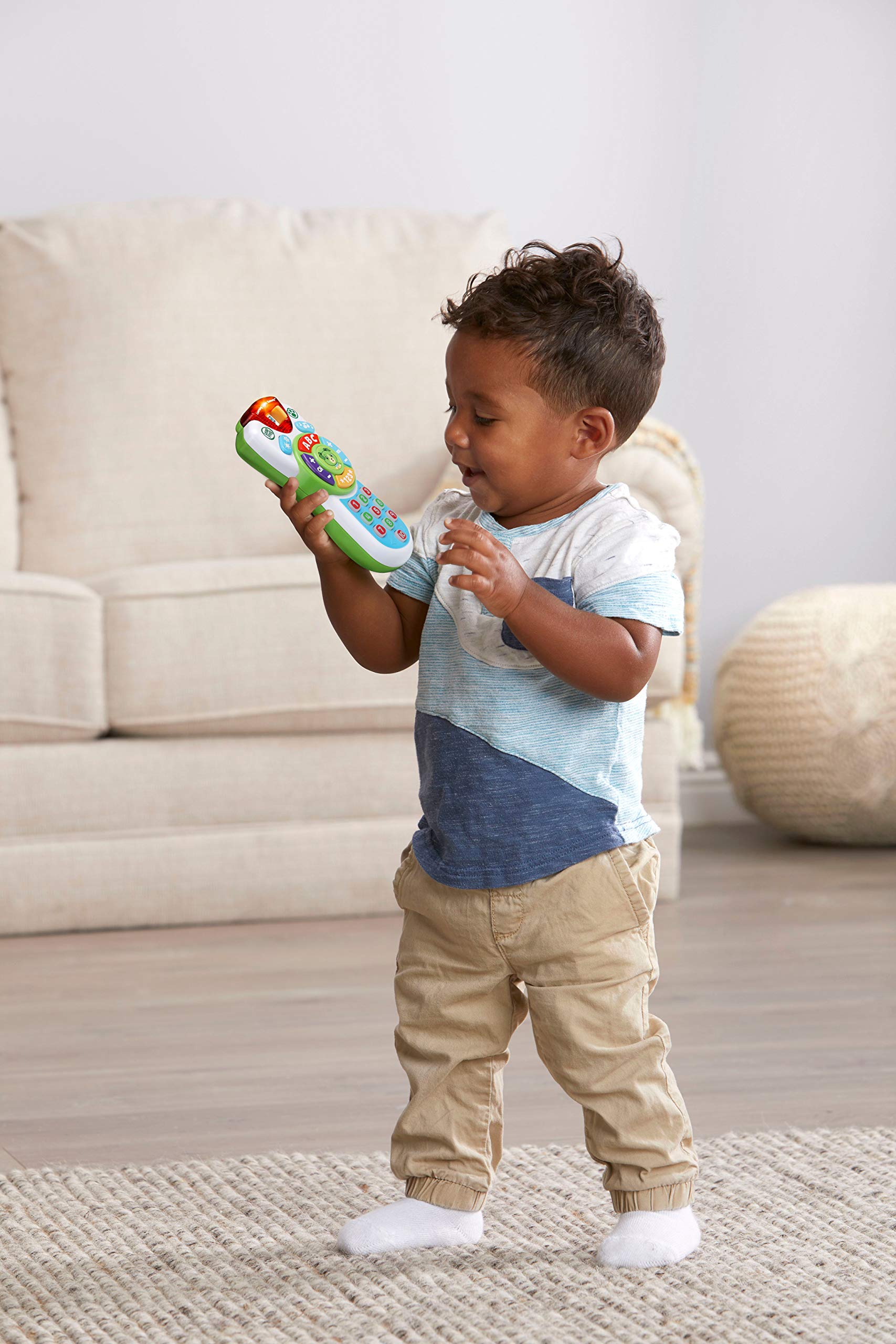 LeapFrog Scout's Learning Lights Remote - 17 Buttons, 100+ Sounds & Music | Ages 6+ Months
