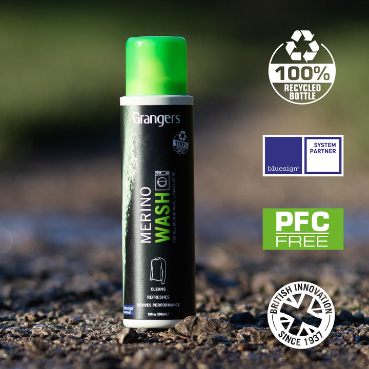 Grangers - Merino Wash 300ml | Cleans & Protects Merino Wool & Woolen Garments