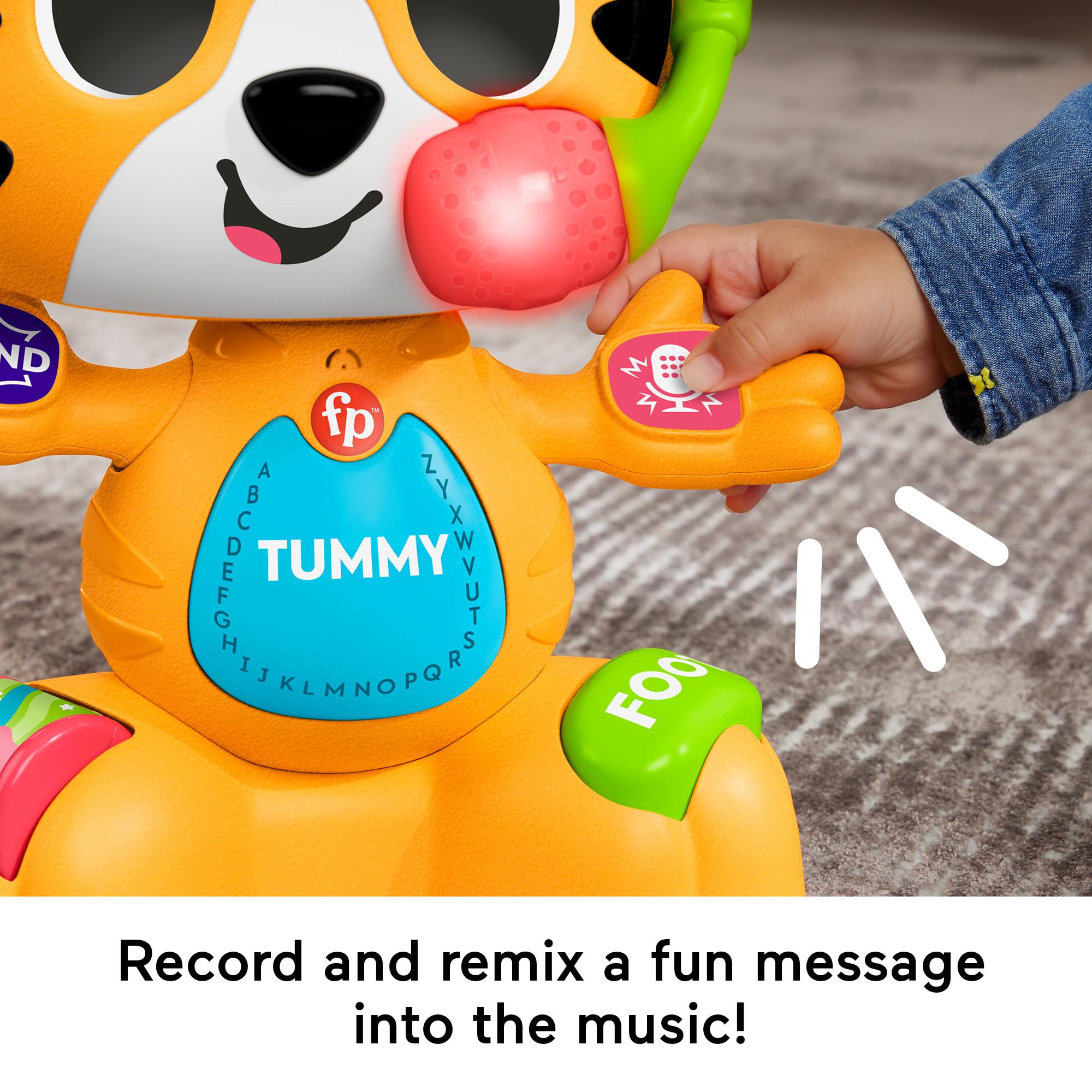 Fisher-Price Link Squad Bop & Groove Tiger - Music, Lights & Learning Toy for 9+ Months 3