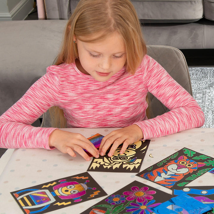 Galt Fab Foil Art Kit - Sparkly Craft Activity for Kids Ages 6+