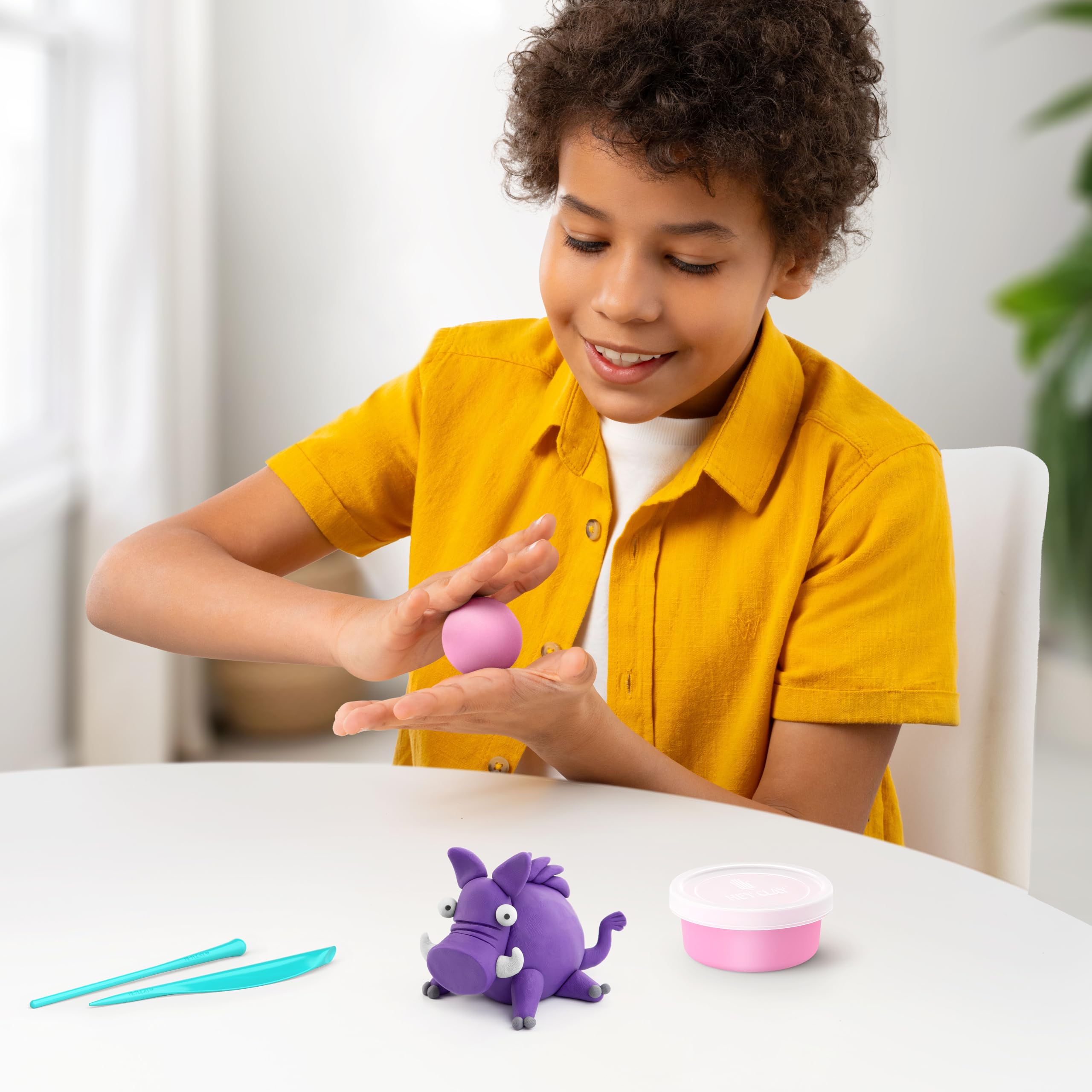 HEY CLAY Air Dry Clay - 15 Cans, Tools, App Access | Vibrant Colors | Ages 3+ 6