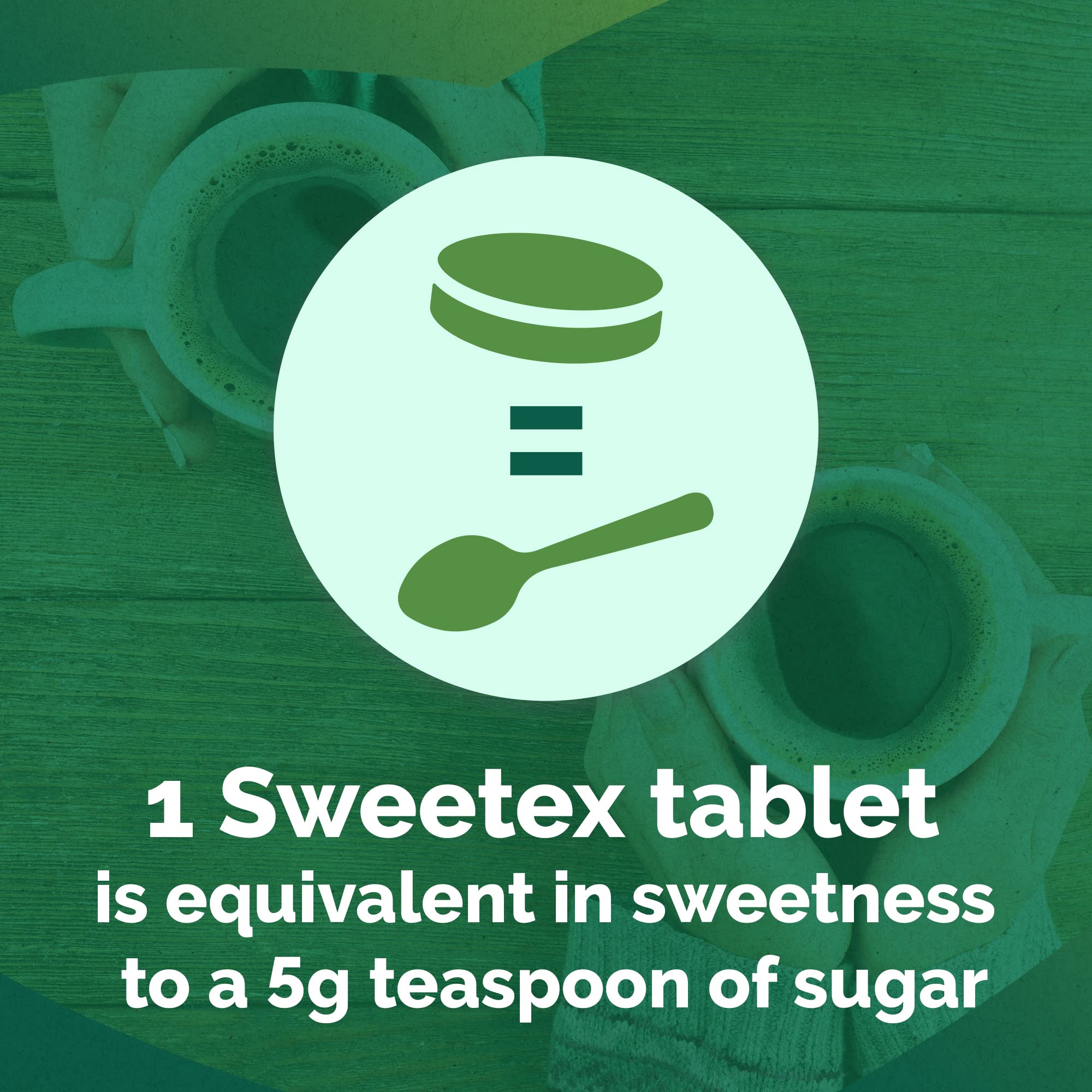 Sweetex 1200 Tabletten Spender für Zuckeralternativen 5