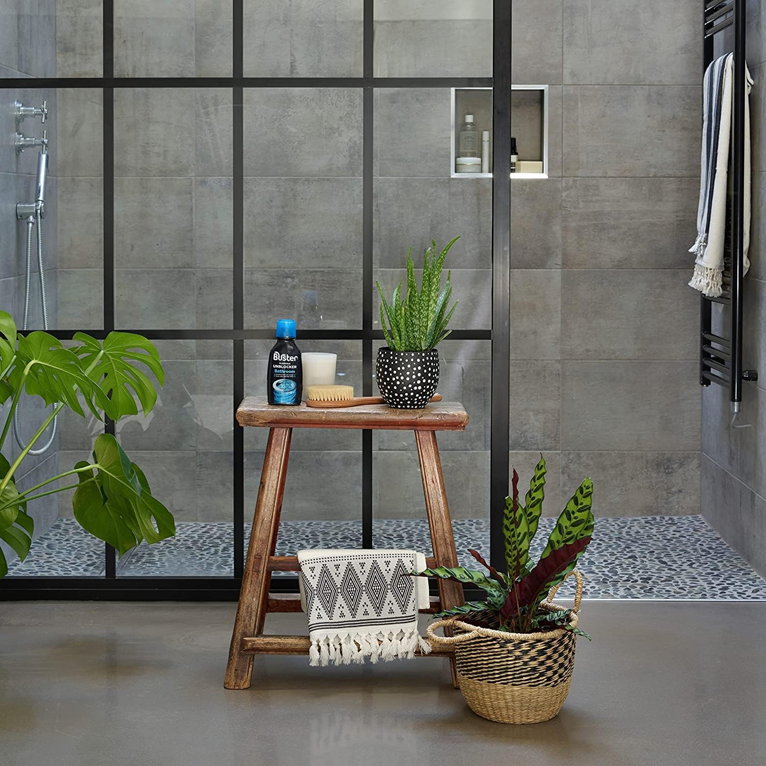 Buster Bathroom Plughole Unblocker - Drain Cleaner for Showers, Baths & Basins (Pack of 6 x 300ml) 8