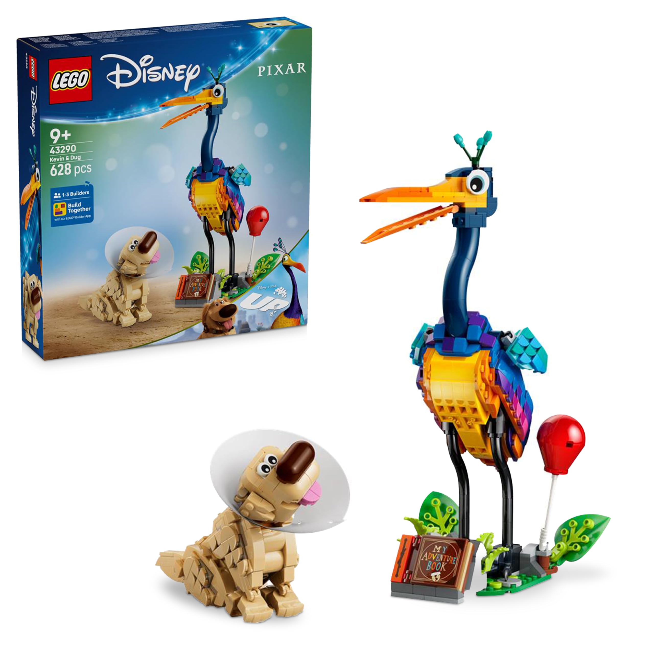 LEGO Disney Pixar Kevin & Dug Figures Building Set 43290 for Ages 9+ | Multicolor 1
