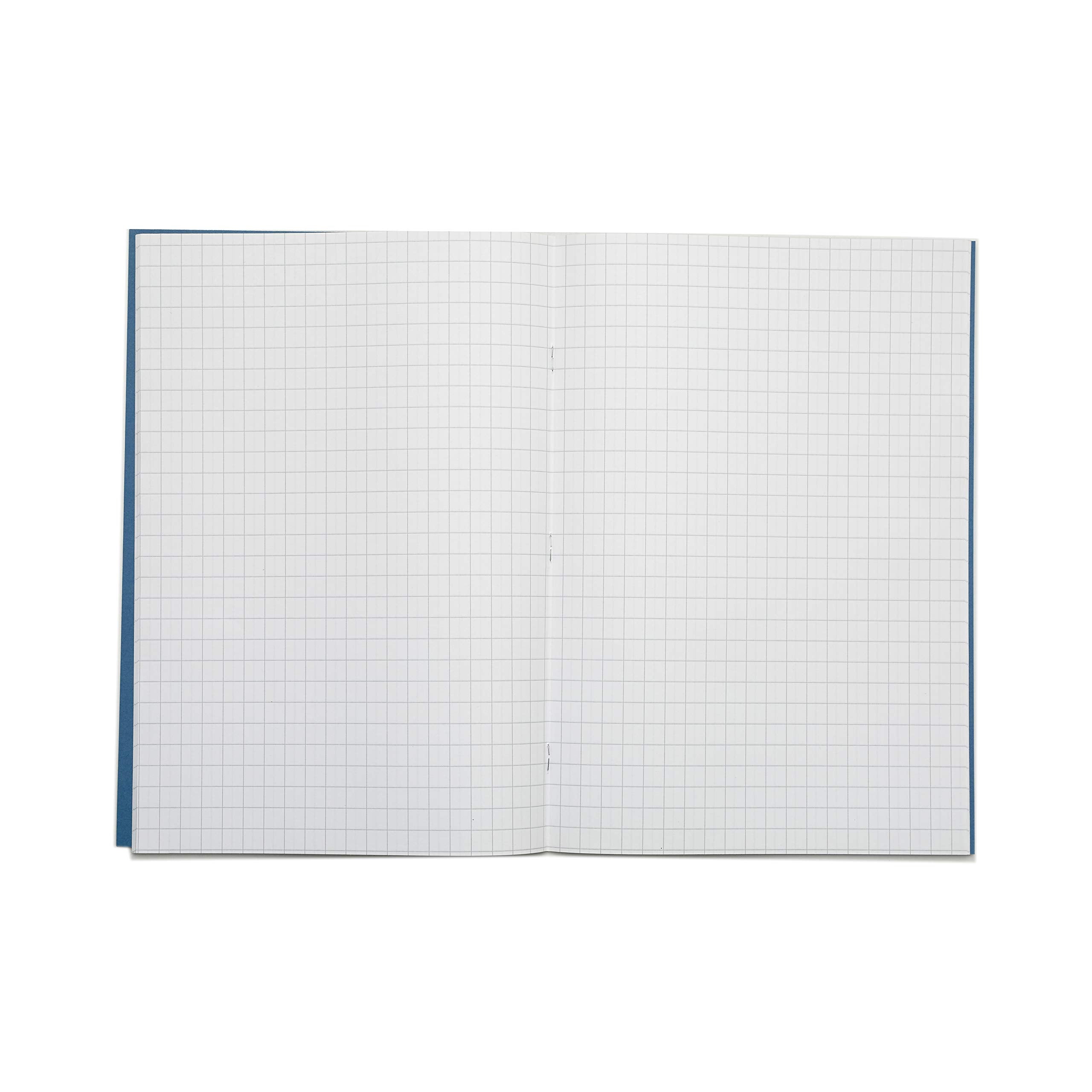Rhino A4 64 Page Squared Exercise Book (10-Pack) | 10mm Grid | Light Blue Cover 5