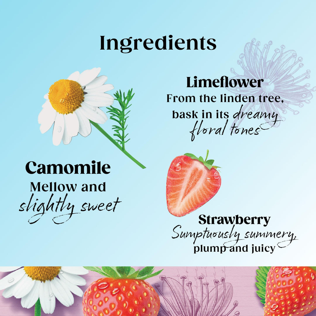 Twinings Superblends Unwind Tea - Strawberry Herbal Infusion with Camomile, Lemon Balm, Limeflower & Vitamin B12, 80 Biodegradable Tea Bags