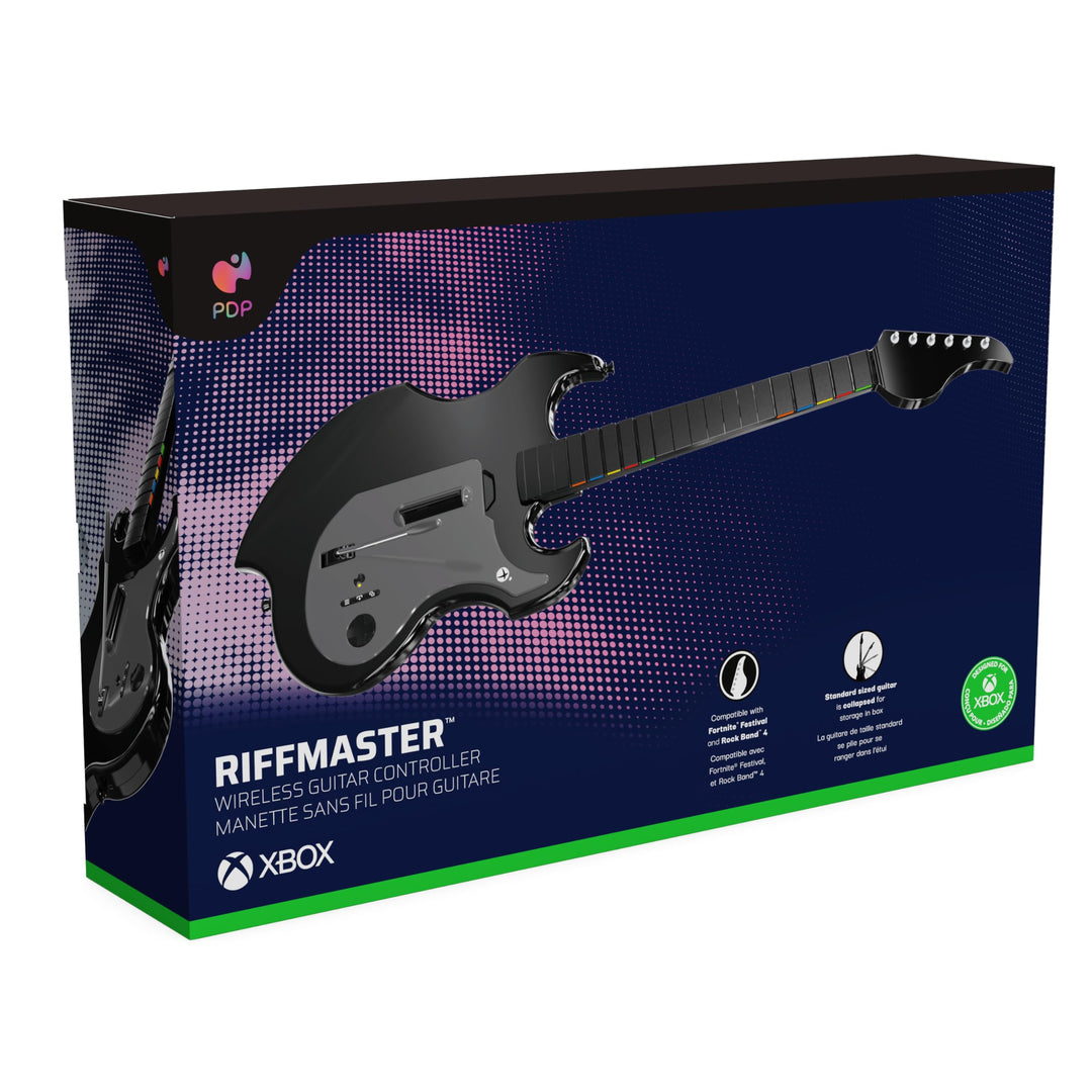 PDP RIFFMASTER Wireless Guitar Controller for Xbox Series X|S, Xbox One, Windows 10/11 - Rock Band 4 & Fortnite Festival Compatible