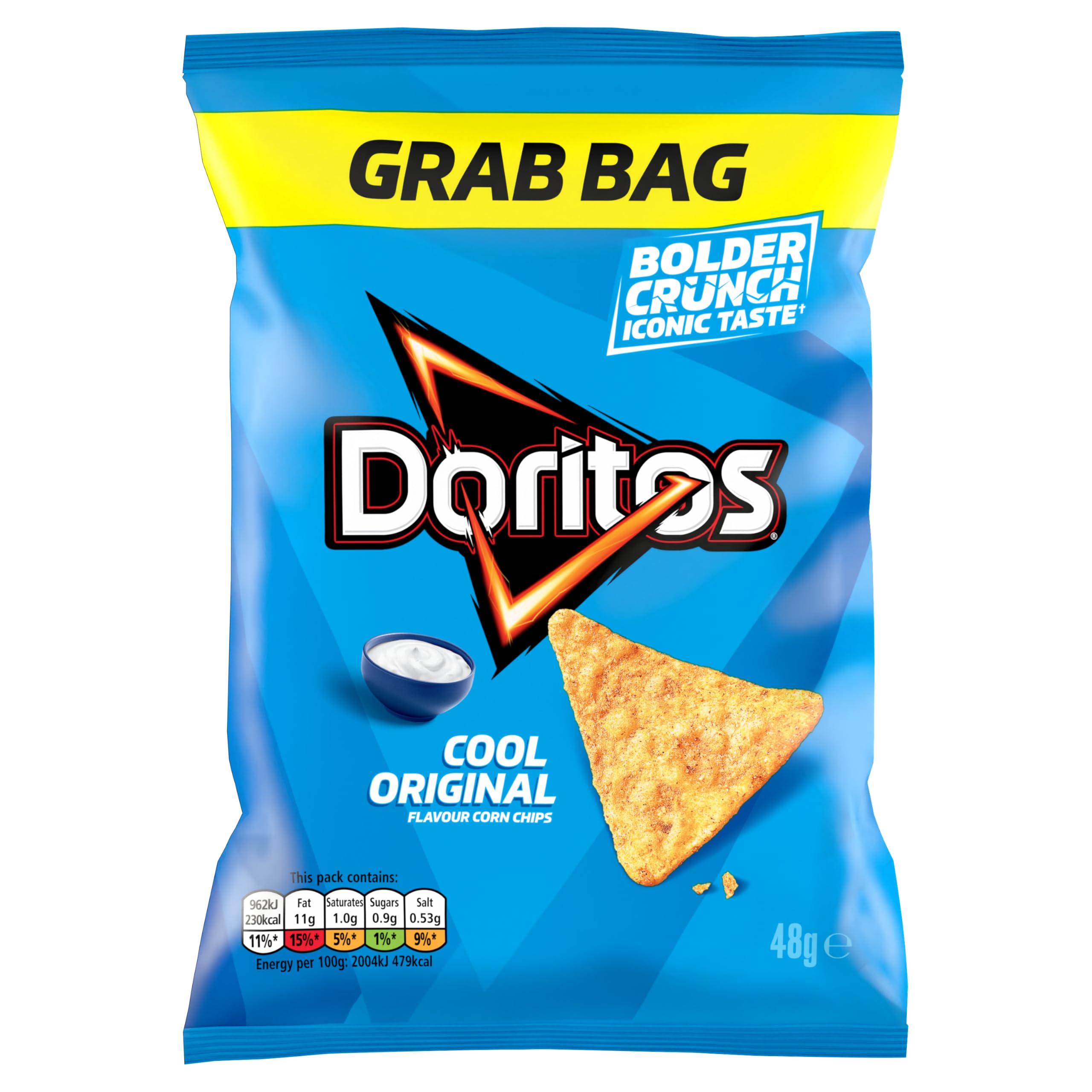 Doritos Cool Original Tortilla Chips Grab Bag Crisps 48g (Case of 24) 1