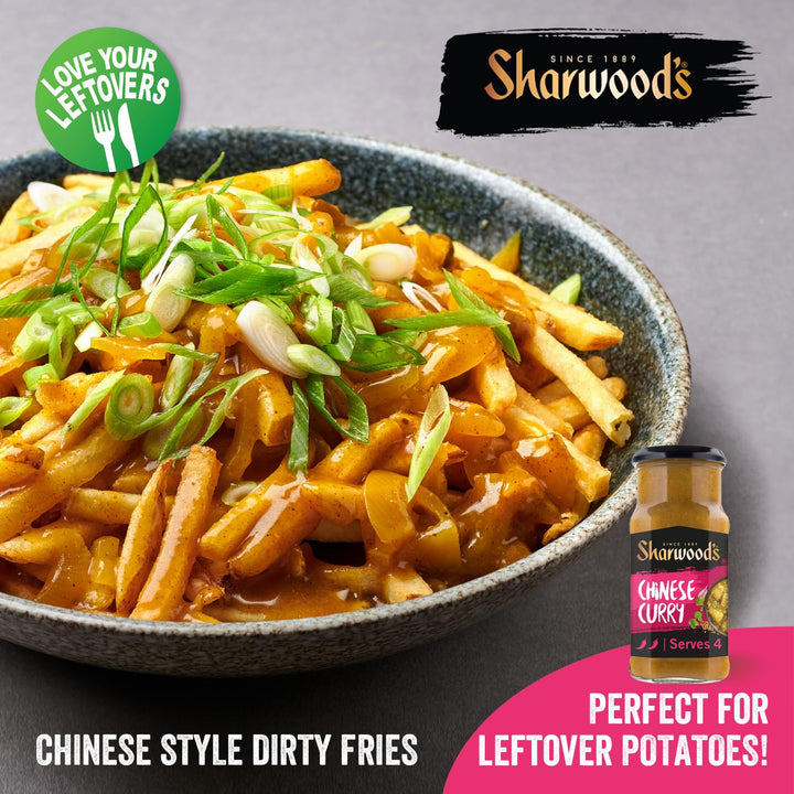 Sharwood's Aromatic Chinese Curry Sauce – Mild Cooking Sauce with Onion & Garlic, 425g