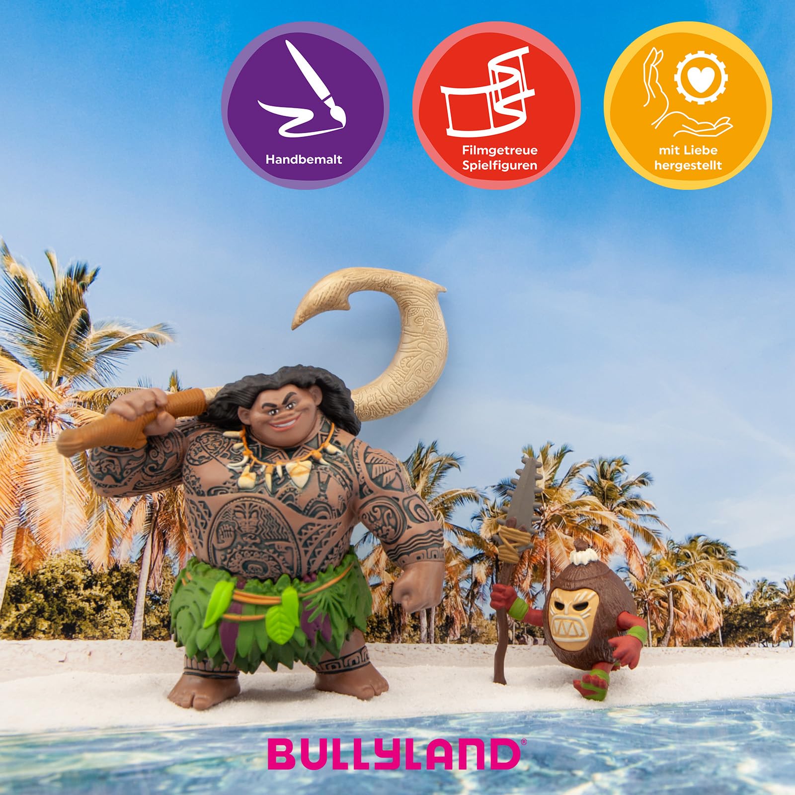 Bullyland Disney Moana Kakamora Hand-Painted Action Figure | 4.5 cm | Age 3+ 2
