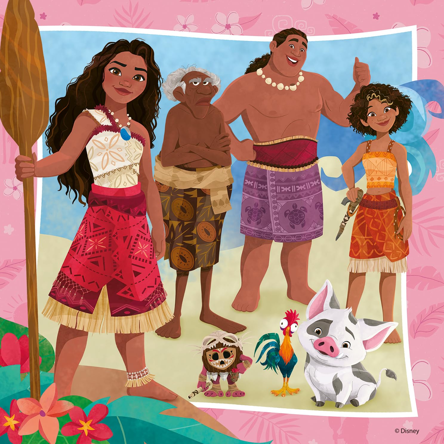 Ravensburger Disney Moana 2 Jigsaw Puzzle Set - 3 x 49 Pieces | Ages 5+ | FSC Certified