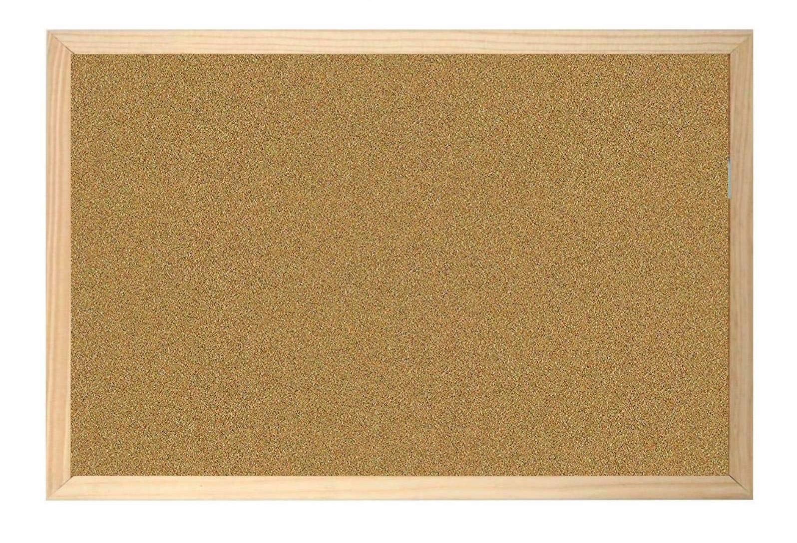 REQUISITE NEEDS Cork Bulletin Board - 60 x 40 cm | 15mm Thick | Wall Mount 2