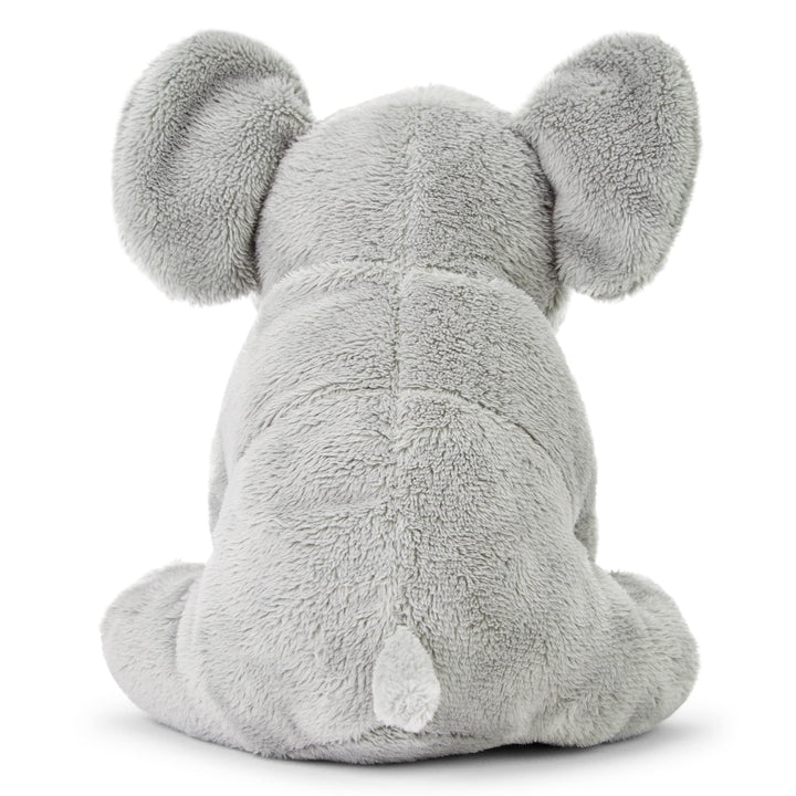 Zappi Co Recycled Plush Elephant - 100% Recycled Eco-Friendly Stuffed Animal Toy