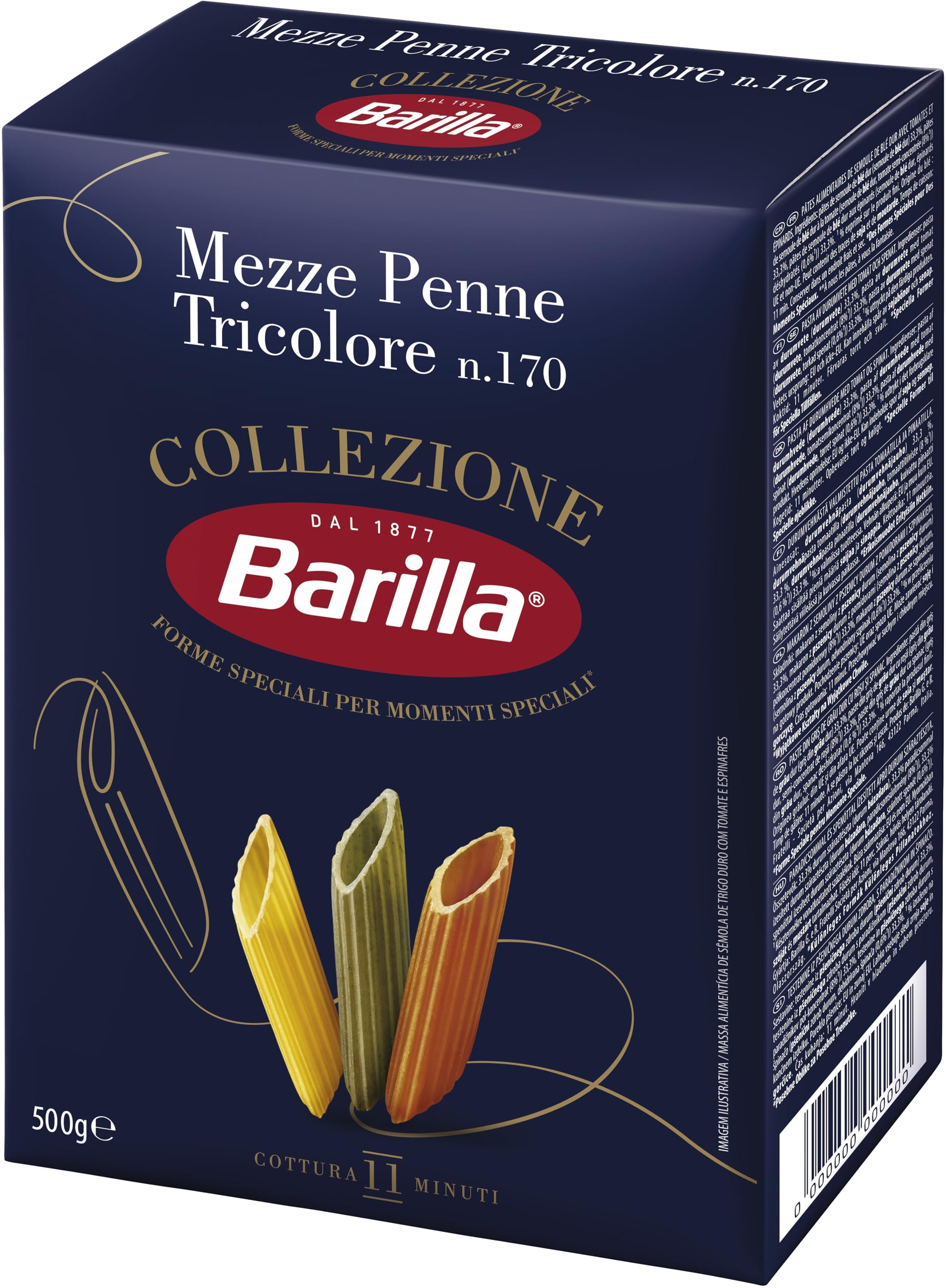 Barilla Mezze Penne Tricolore – Authentic Italian Pasta Made with Durum Wheat Semolina 4