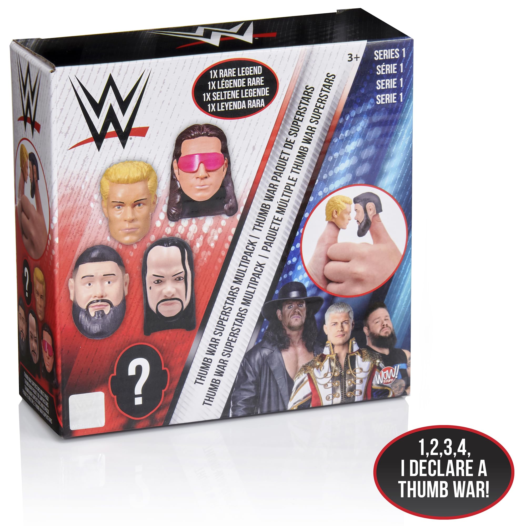 WOW! Stuff WWE Thumb Wars Superstars 5 Pack Multipack with Rey Mysterio 6