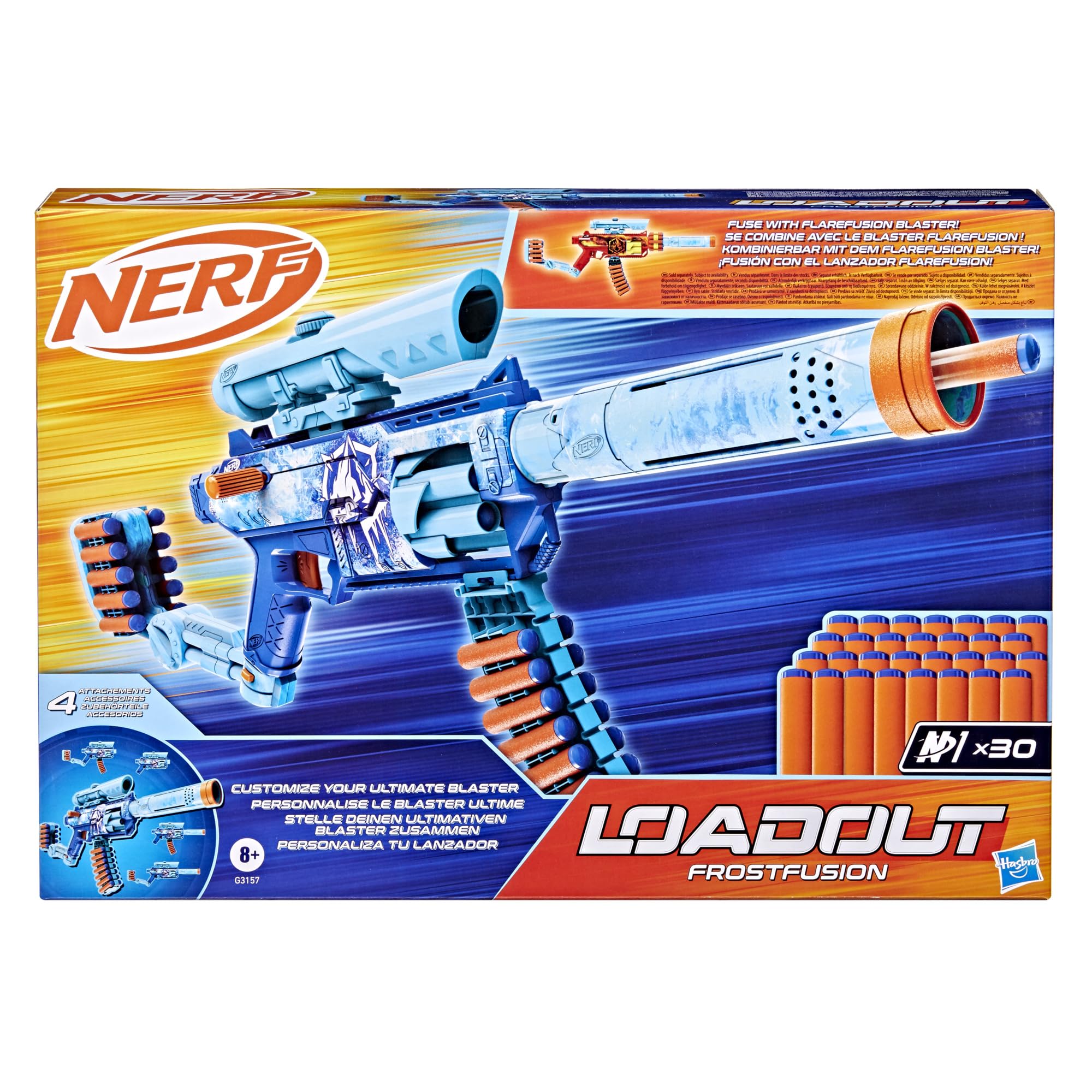 Nerf Loadout FrostFusion Blaster Set with 30 N1 Darts | Ages 8+ 2