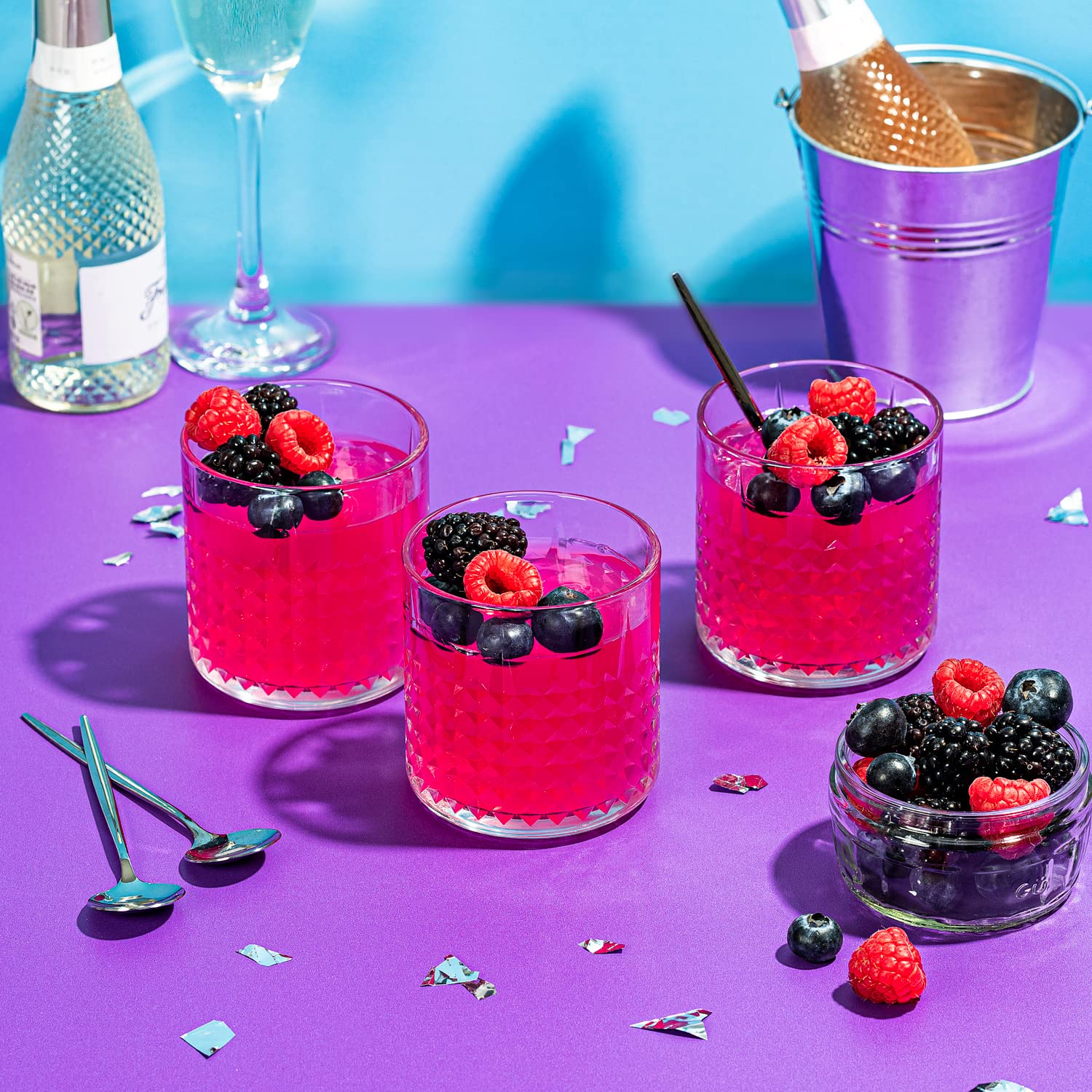 Wibble Waldfrüchte-Geleekristalle – Pflanzliches, zuckerarmes, schnell bindendes veganes Geleepulver (12er-Pack) 6