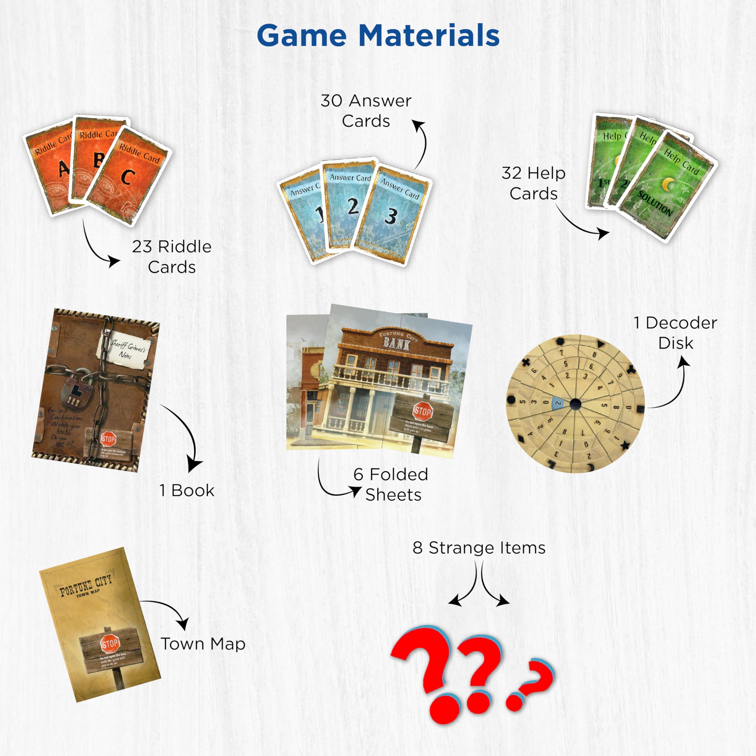 Thames & Kosmos EXIT: Kidnapped in Fortune City - Escape Room Card Game | 1-4 Players | Ages 12+ | 1-2 Hours Playtime 3