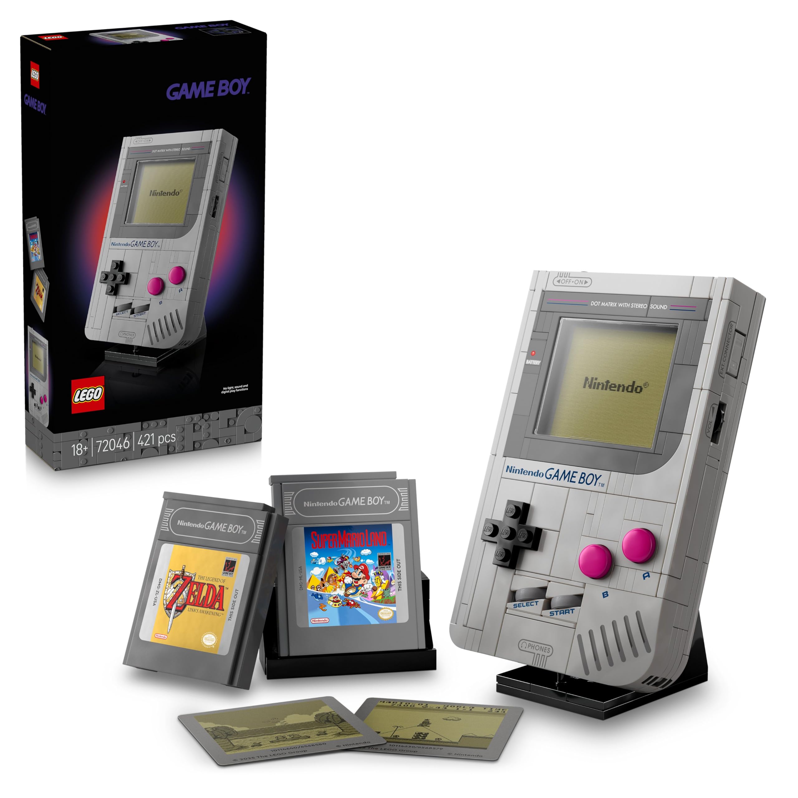 LEGO Super Mario Game Boy Bauset 72046 – Nintendo-Ausstellungsmodell für Erwachsene