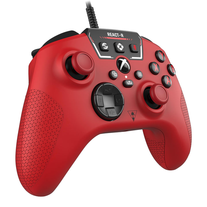 Turtle Beach REACT-R Red Wired Gaming Controller for Xbox Series X|S, Xbox One & PC - Officially Licensed