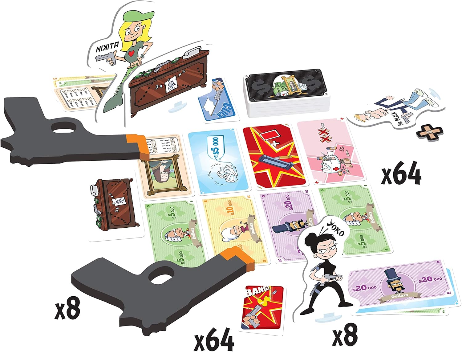 Repos Productions Cash 'n Guns Second Edition Board Game (CG02) 4