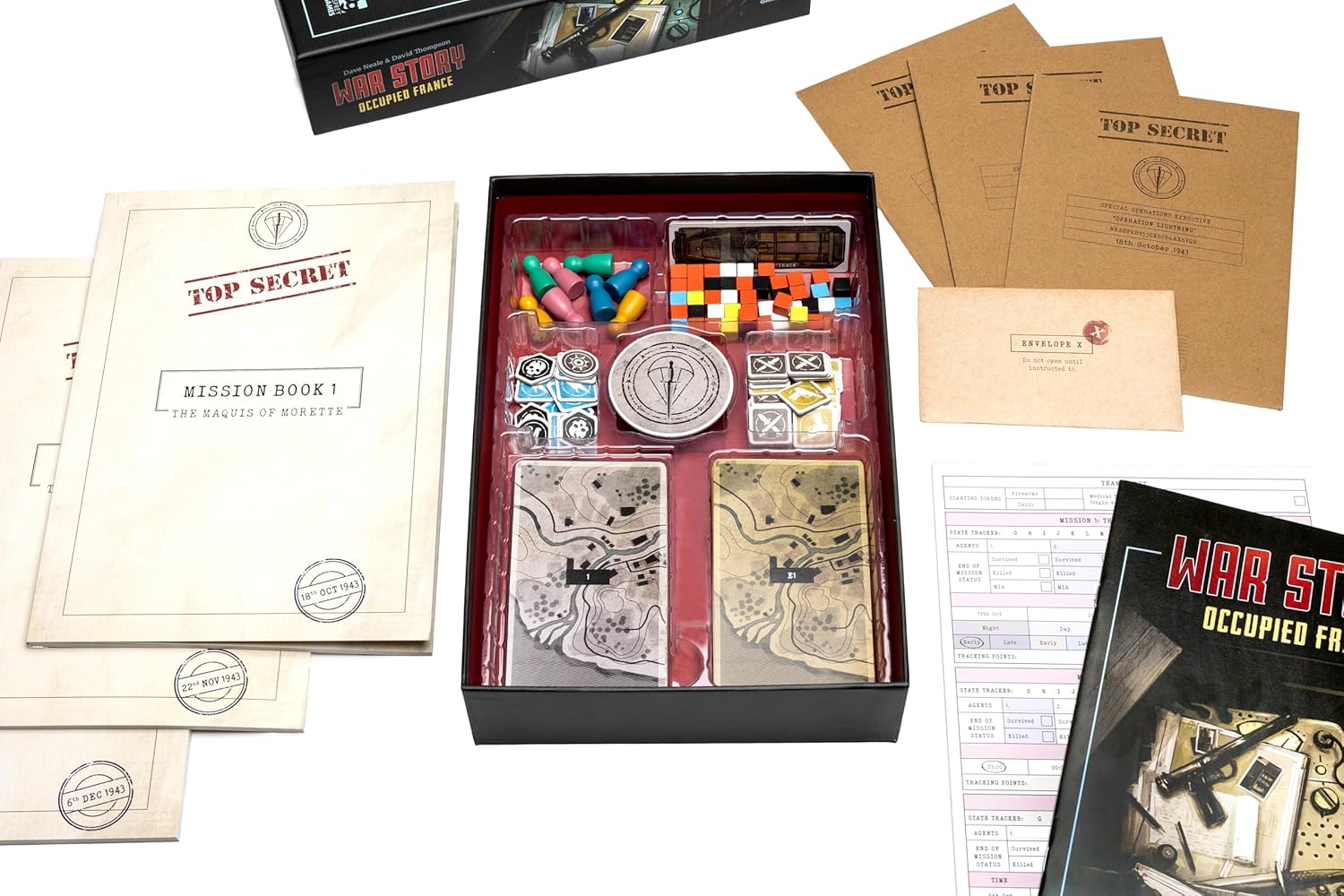 Osprey Games War Story: Occupied France Board Game 8