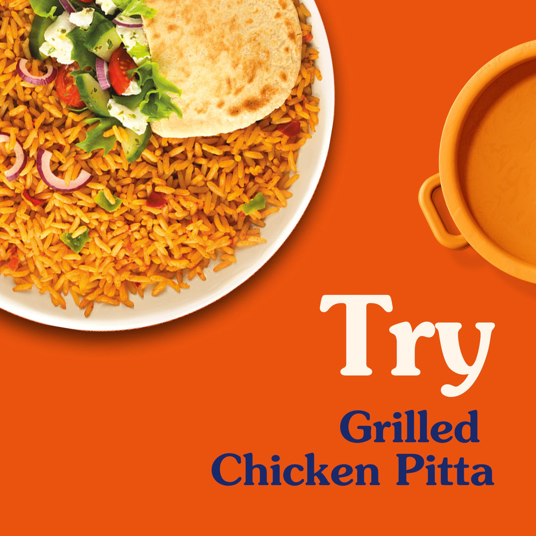 Ben's Original Peri Peri Microwave Rice, 6 x 220g Pouches - Vegetarian, No Artificial Additives