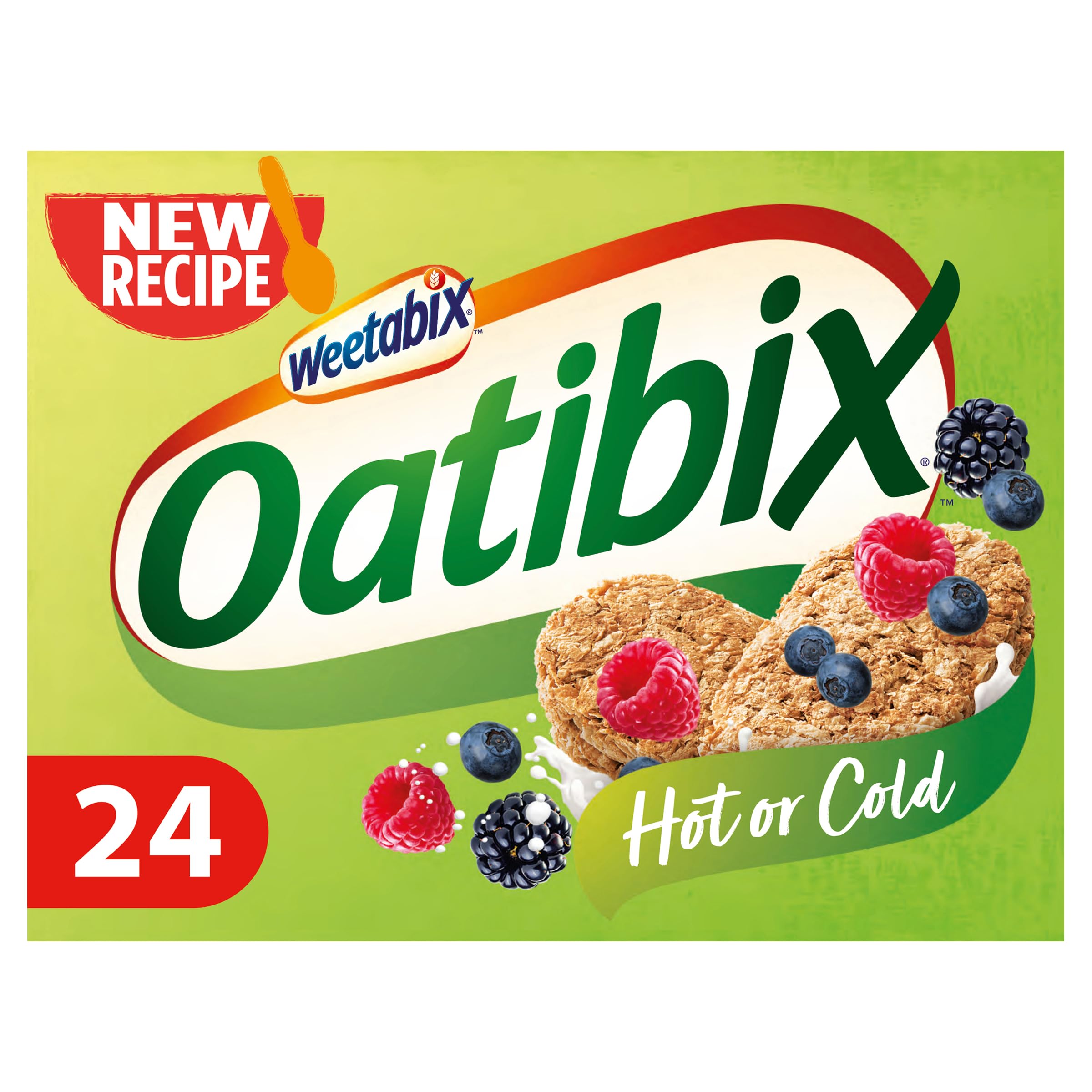 Weetabix Oatibix Cereal 24 Kekse – Vollkornhafer, ballaststoffreich, zuckerarme Frühstücksoption