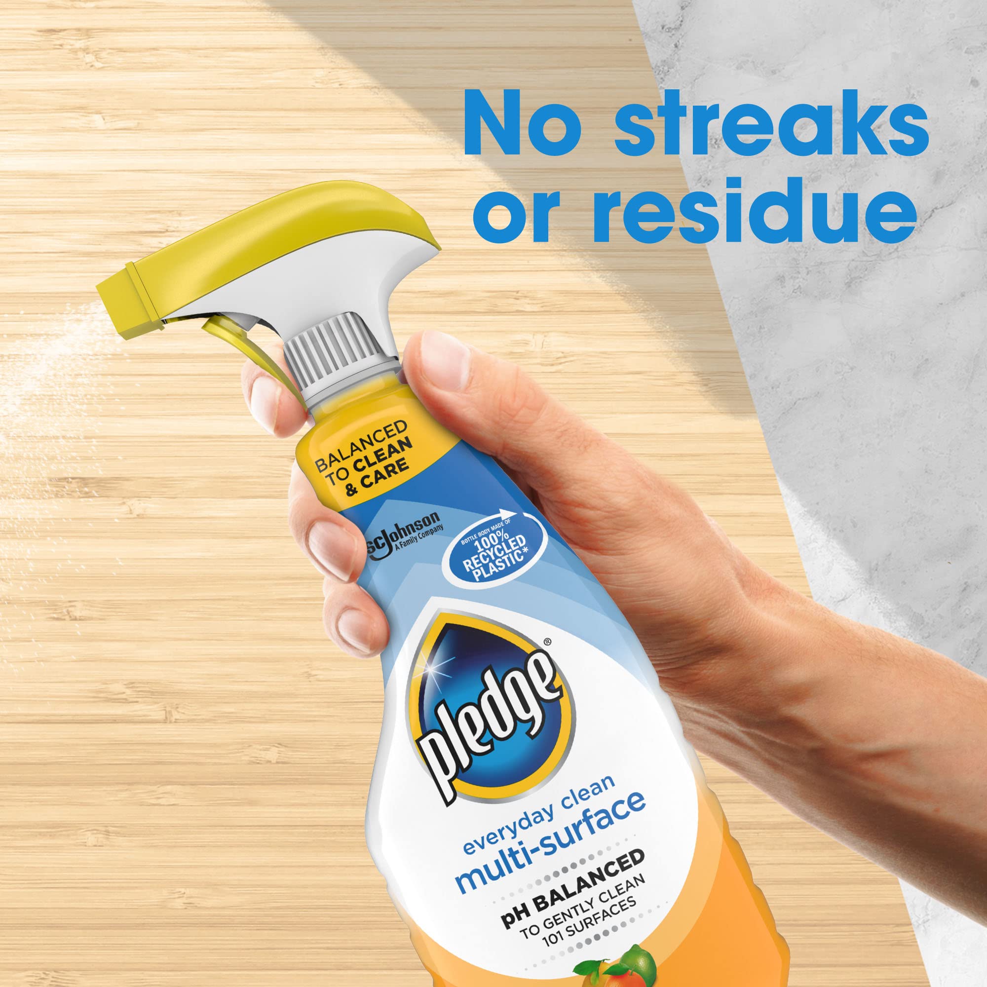 Pledge Everyday Clean Multi-Surface Cleaning Spray - pH Balanced Gentle Cleaning | 500ml 4