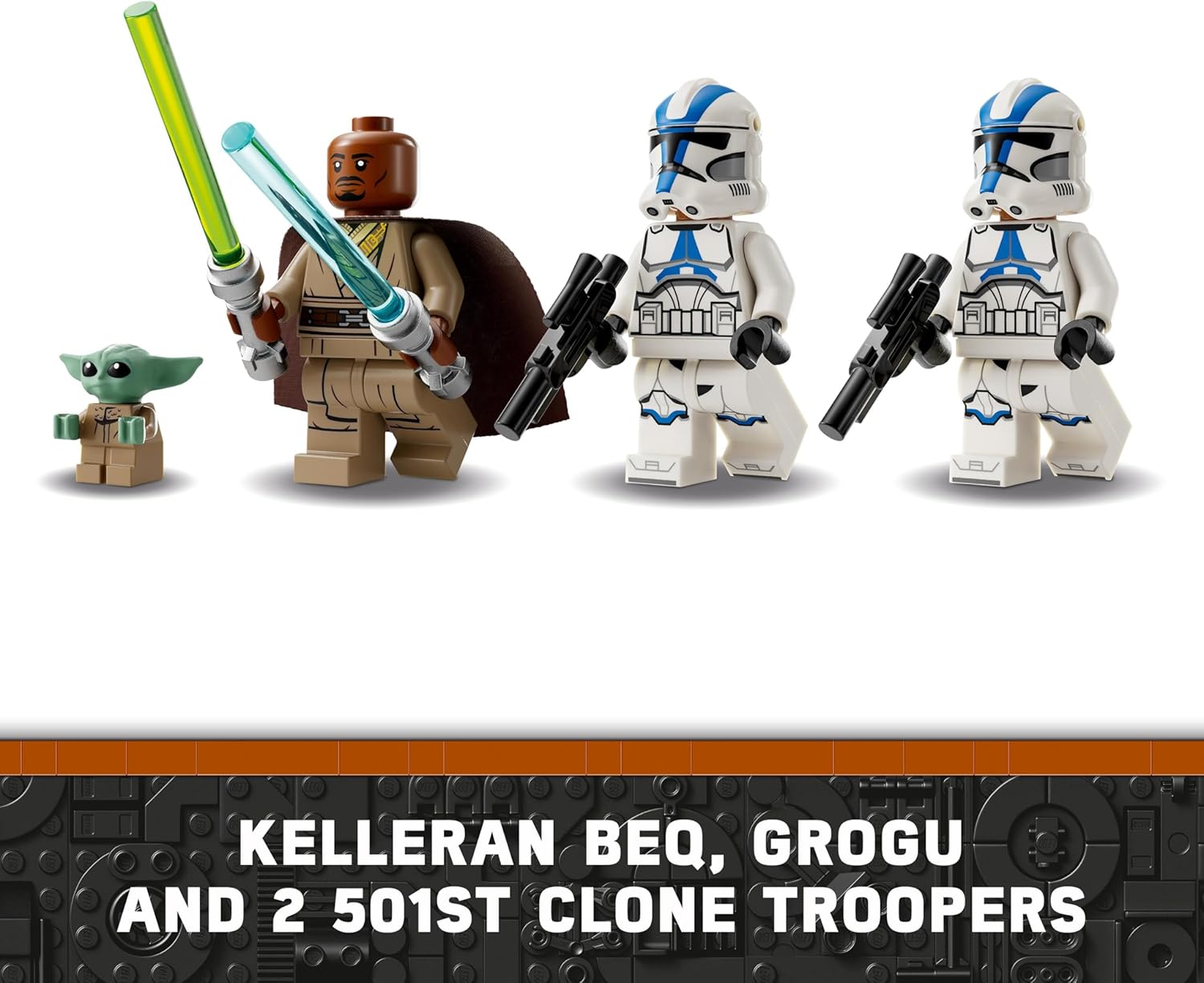 LEGO Star Wars BARC Speeder Escape Set 75378 - Building Toy with Kelleran Beq, Grogu & Clone Troopers 7