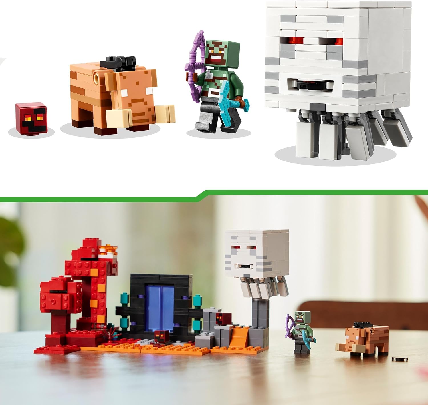 LEGO Minecraft The Nether Portal Ambush 21255 Building Set for Kids 8+ 5