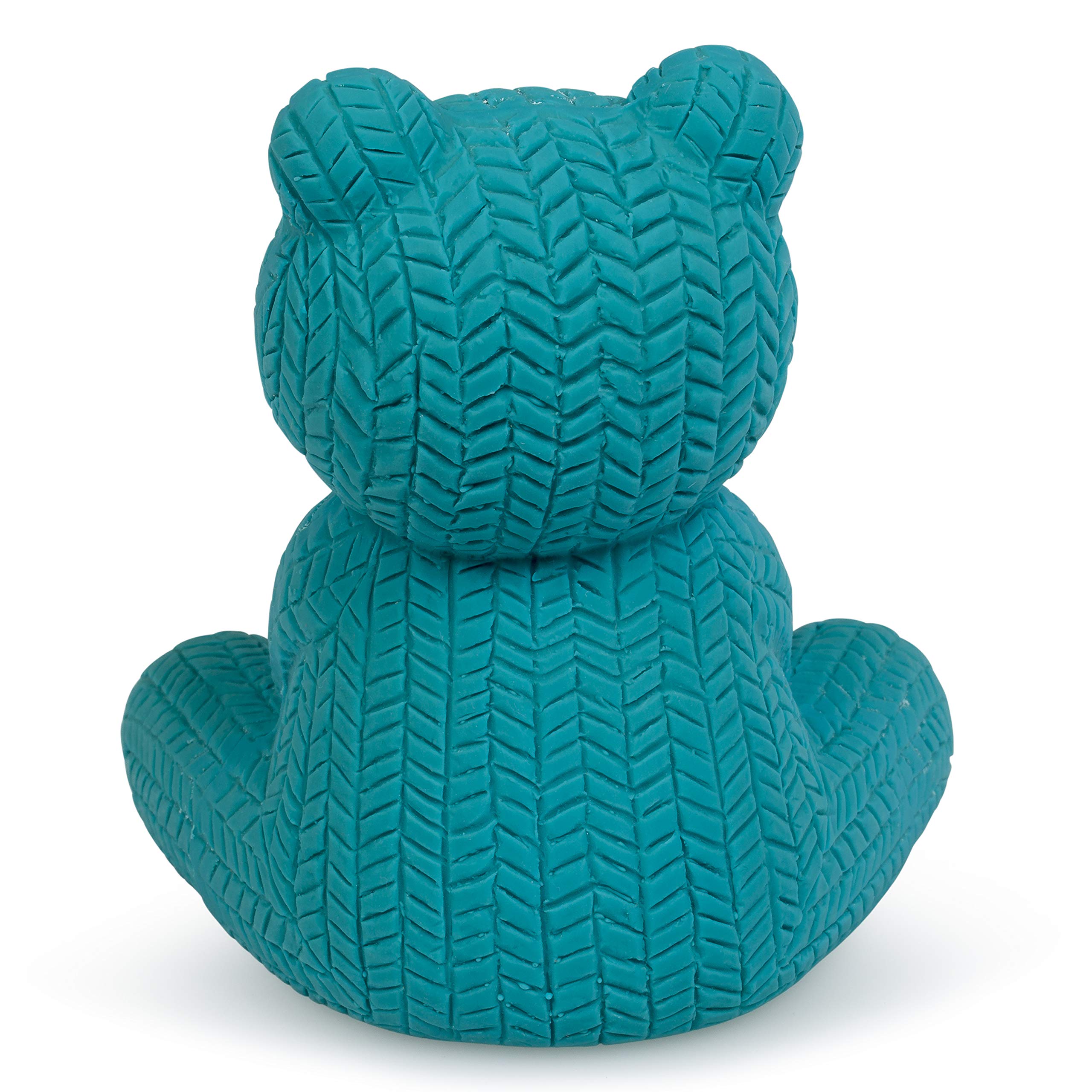 Petface Little Petface Latex Teddy Bear Dog Toy - Blue, Small Size for Puppies | Pack of 1 3