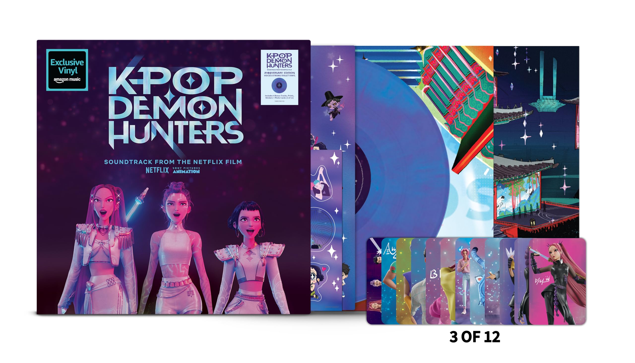 KPop Demon Hunters - Anniversary Edition [Amazon Exclusive Voices Strong Violet Vinyl]