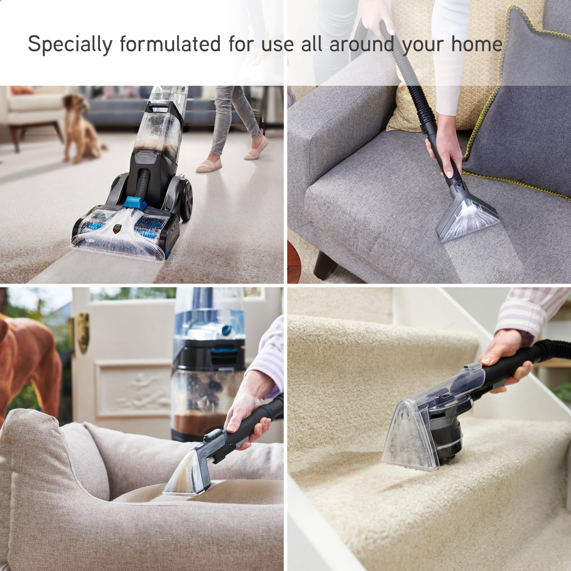 Vax Platinum Professional Carpet Stain Pre-Cleaner Solution - 1.5L | Oxy-Lift Technology | Rose Burst Scent 4