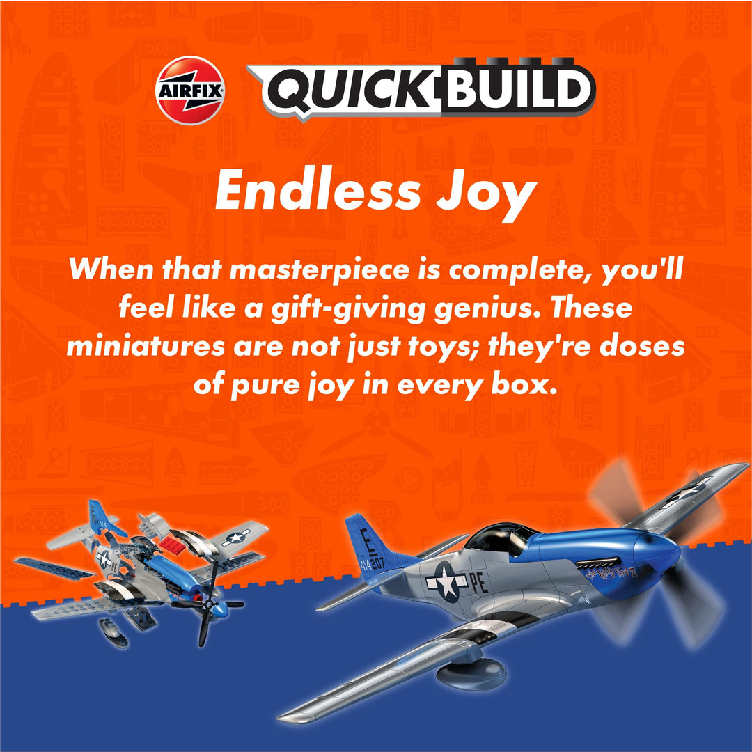 Airfix QUICKBUILD F-35B Lightning II Model Kit - Snap-Together Fighter Jet for Kids 6+