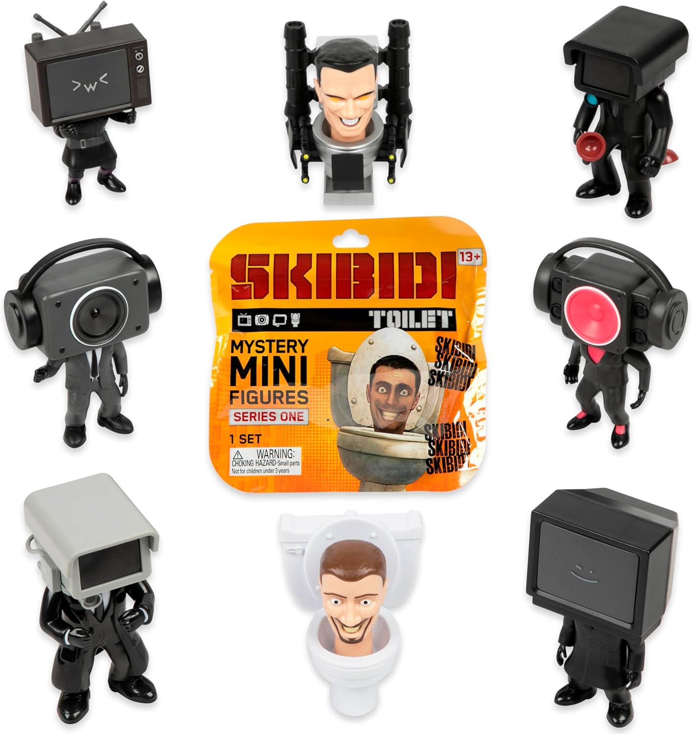 Skibidi Toilet Mystery Figures - Collectible Blind Pack Action Figures for Ages 8+ 1