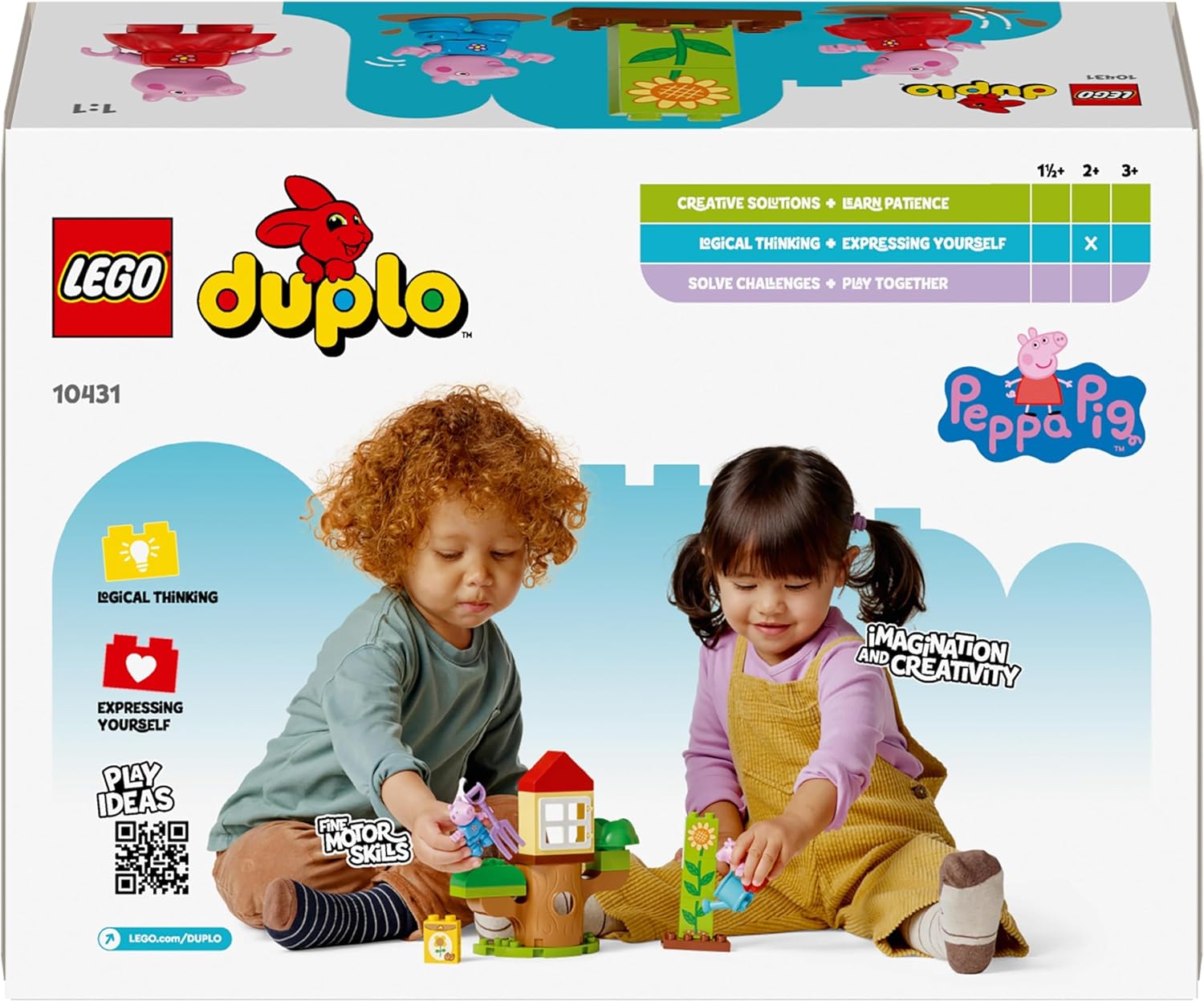 LEGO DUPLO Peppa Pig Garden and Tree House - Educational Building Set for Toddlers 2+ 7