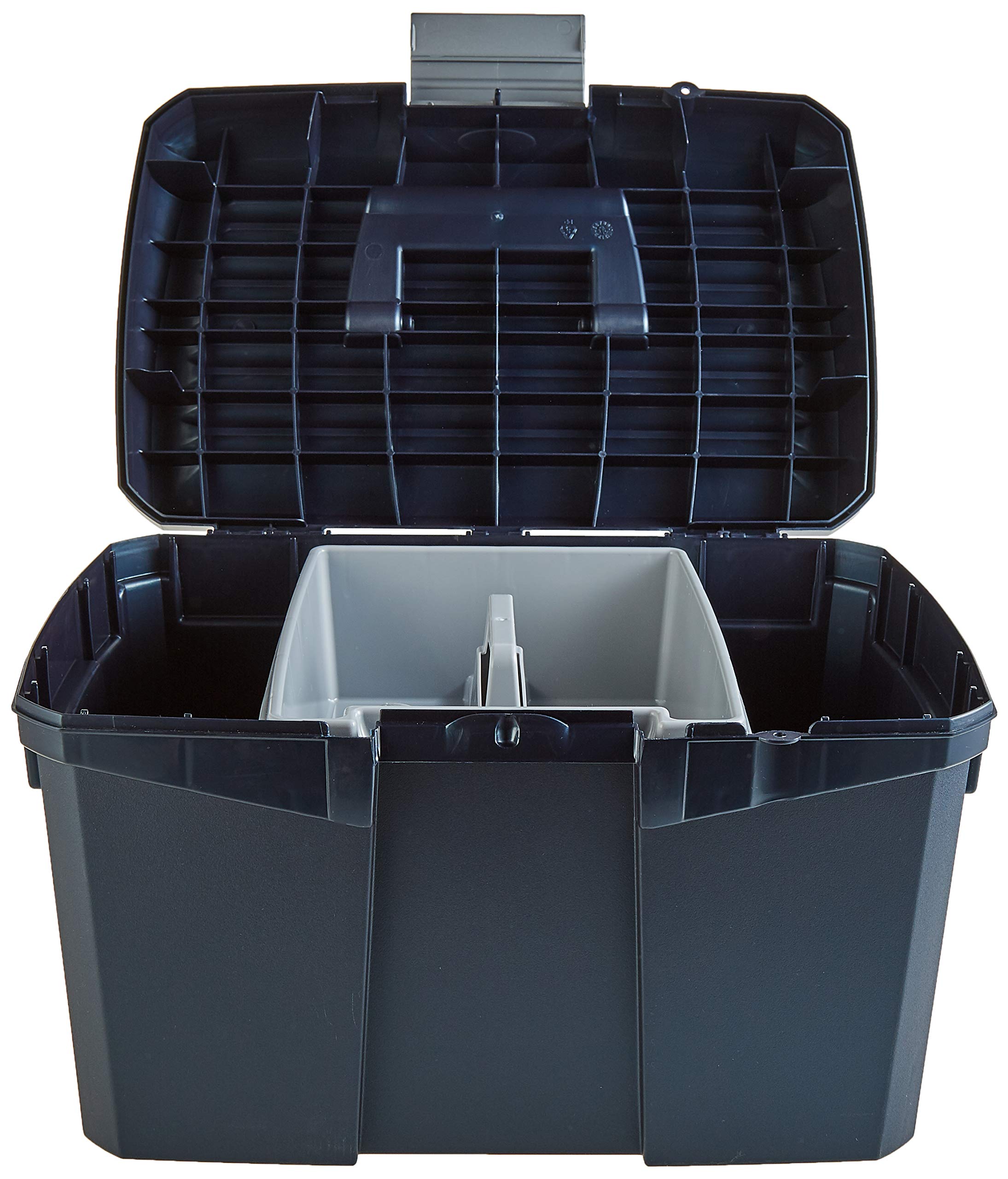 Covalliero Grooming Box Siena Midnight Blue - Durable Plastic, Removable Insert & Brush Holder, Holds up to 100 kg 2